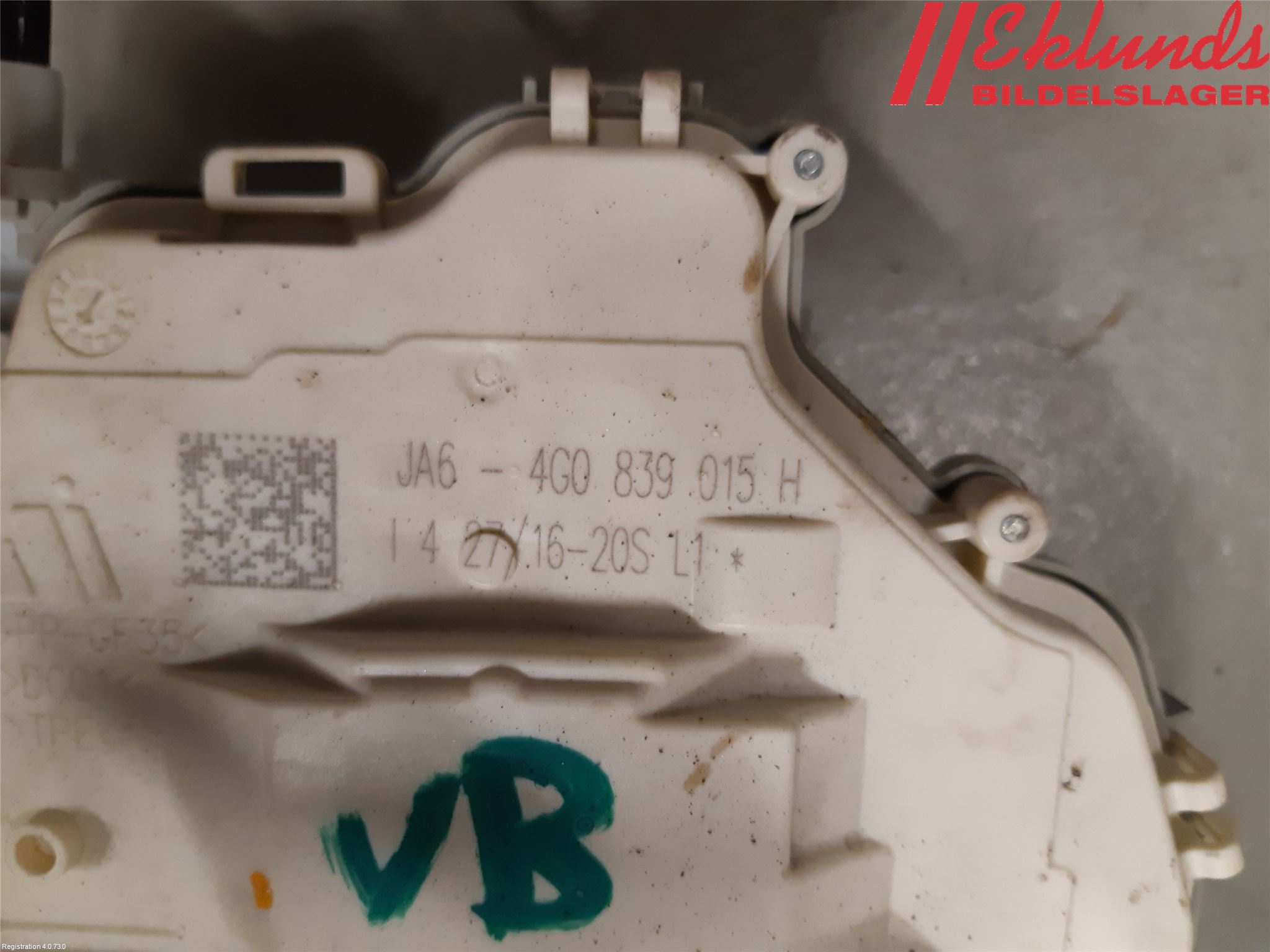 Audi A4/S4 B9 16-19 Låskista-Dörrlås