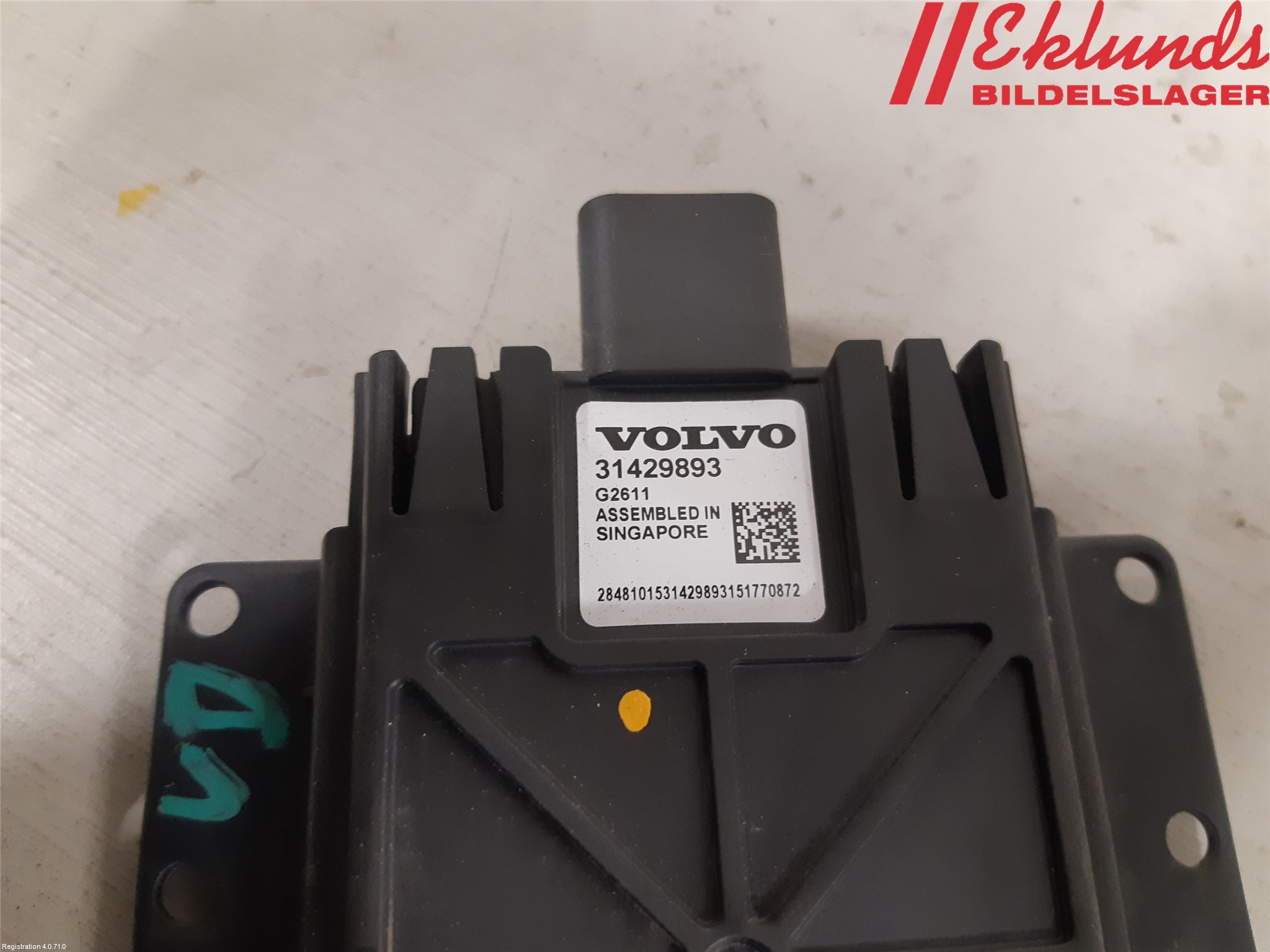 Volvo XC60 14-17 Sensor Aktivt Kollisionsskydd