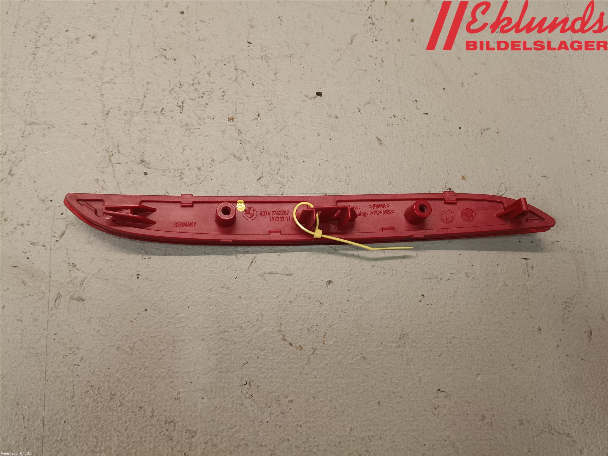 BMW 1 F20/F21 11-19 Dimljus/Reflex Bak