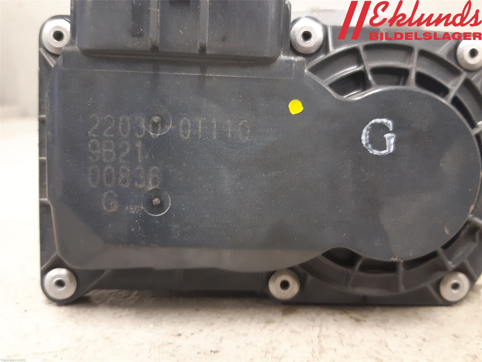 Toyota COROLLA 19- Injspjällhus