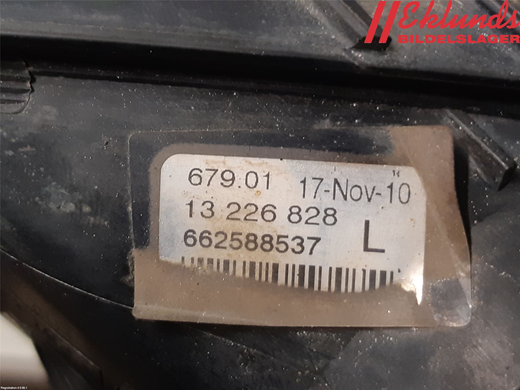 Opel INSIGNIA 09-16 Dimljus-Varselljus Fram