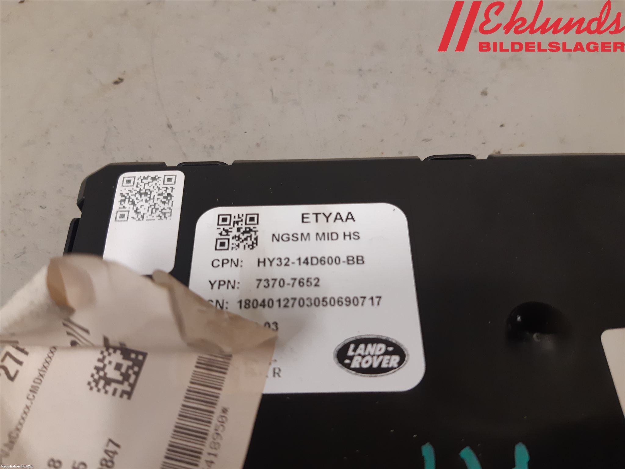Landrover RANGE ROVER (L405) 13-21 Styrenhet Stolreglering