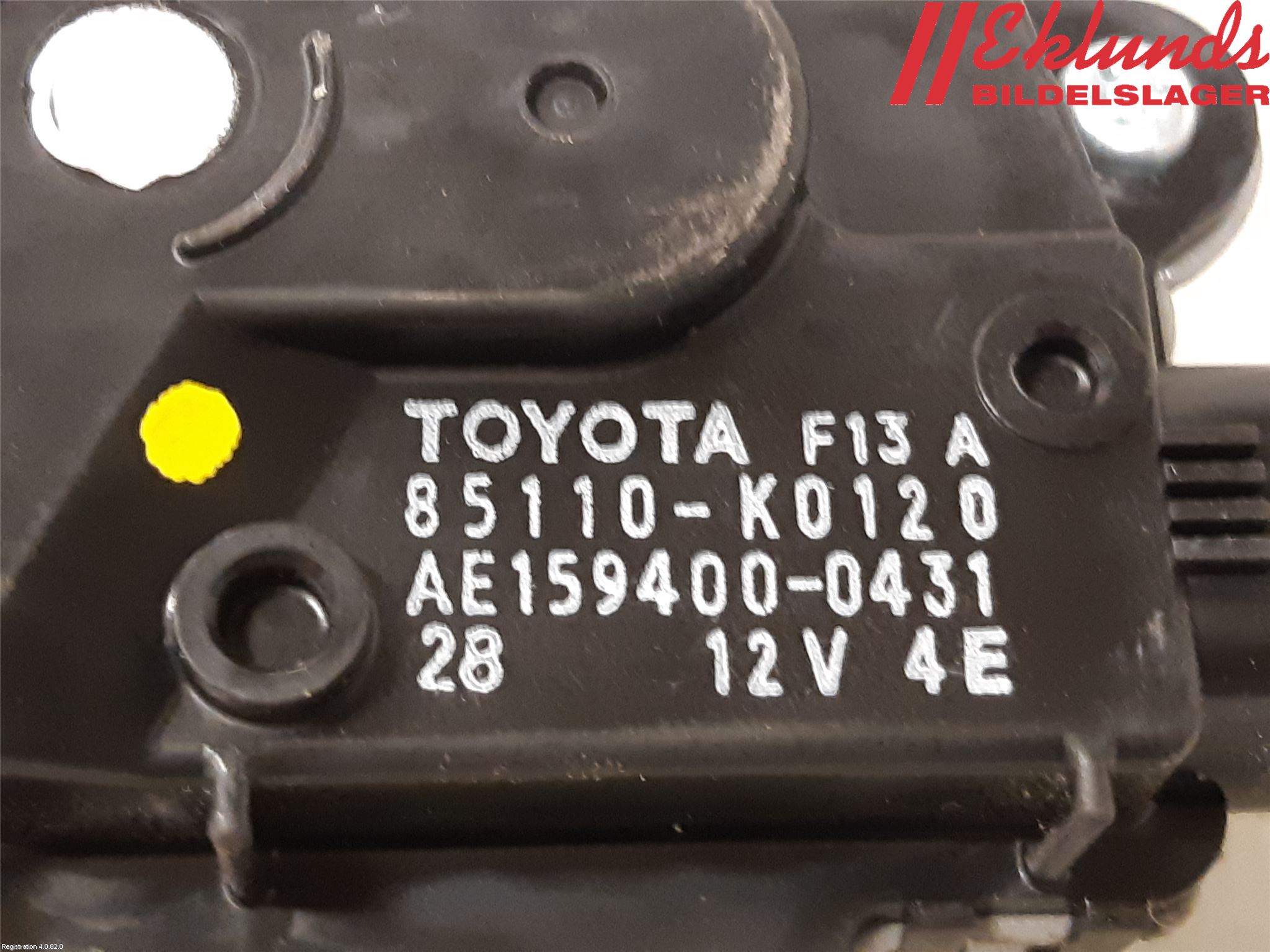 Toyota YARIS CROSS XP21 21- Torkarmotor Vindruta
