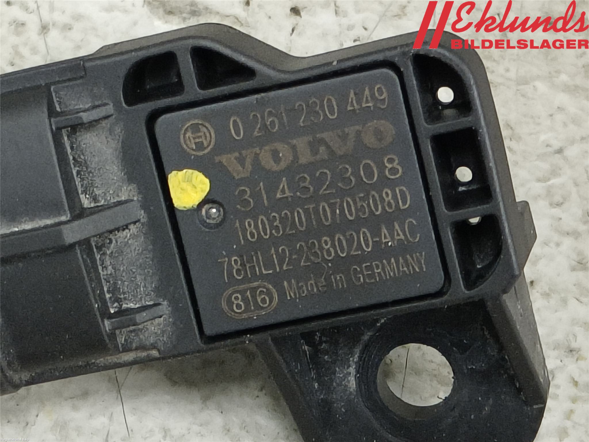 Volvo V60 14-18 Givare Laddluftstryck