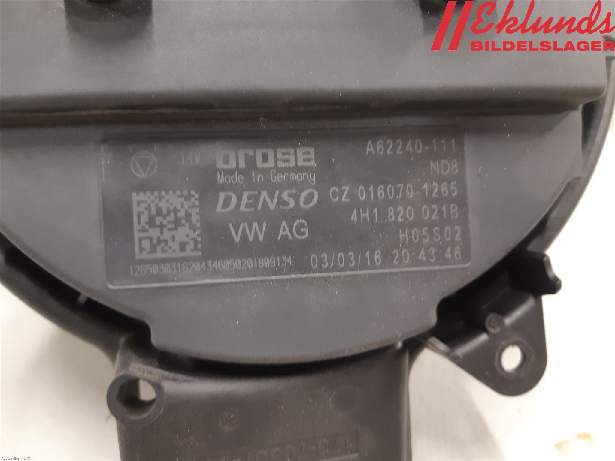 Audi A7/S7 4G 11-17 Värmefläkt