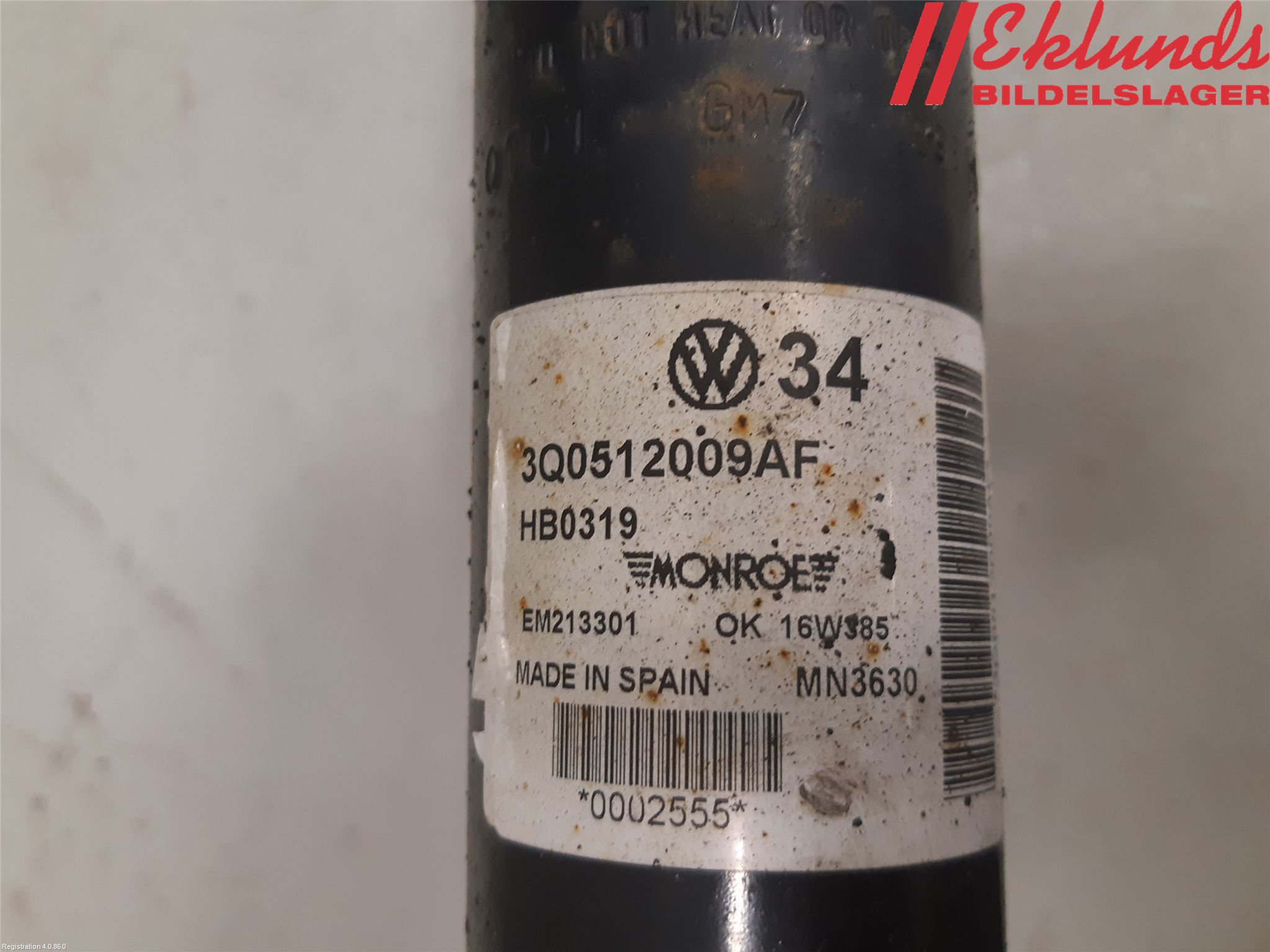 Skoda SUPERB 16-24 Stötdämpare Bak