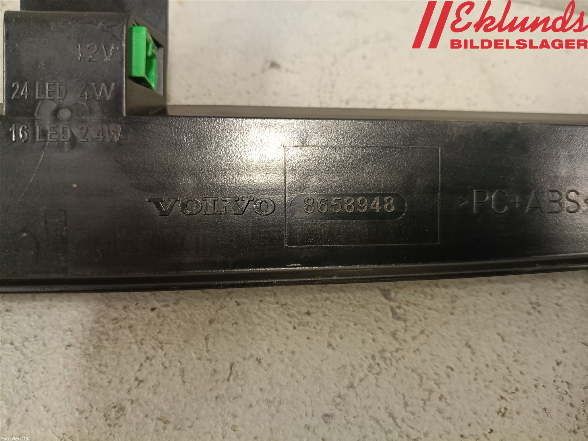 Volvo V70 05-08 Bromsljus Bakruta