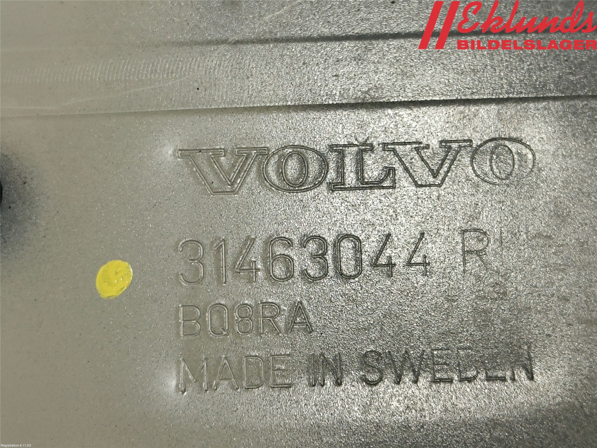 Volvo V60 19- Stötfångarbärjärn Fram