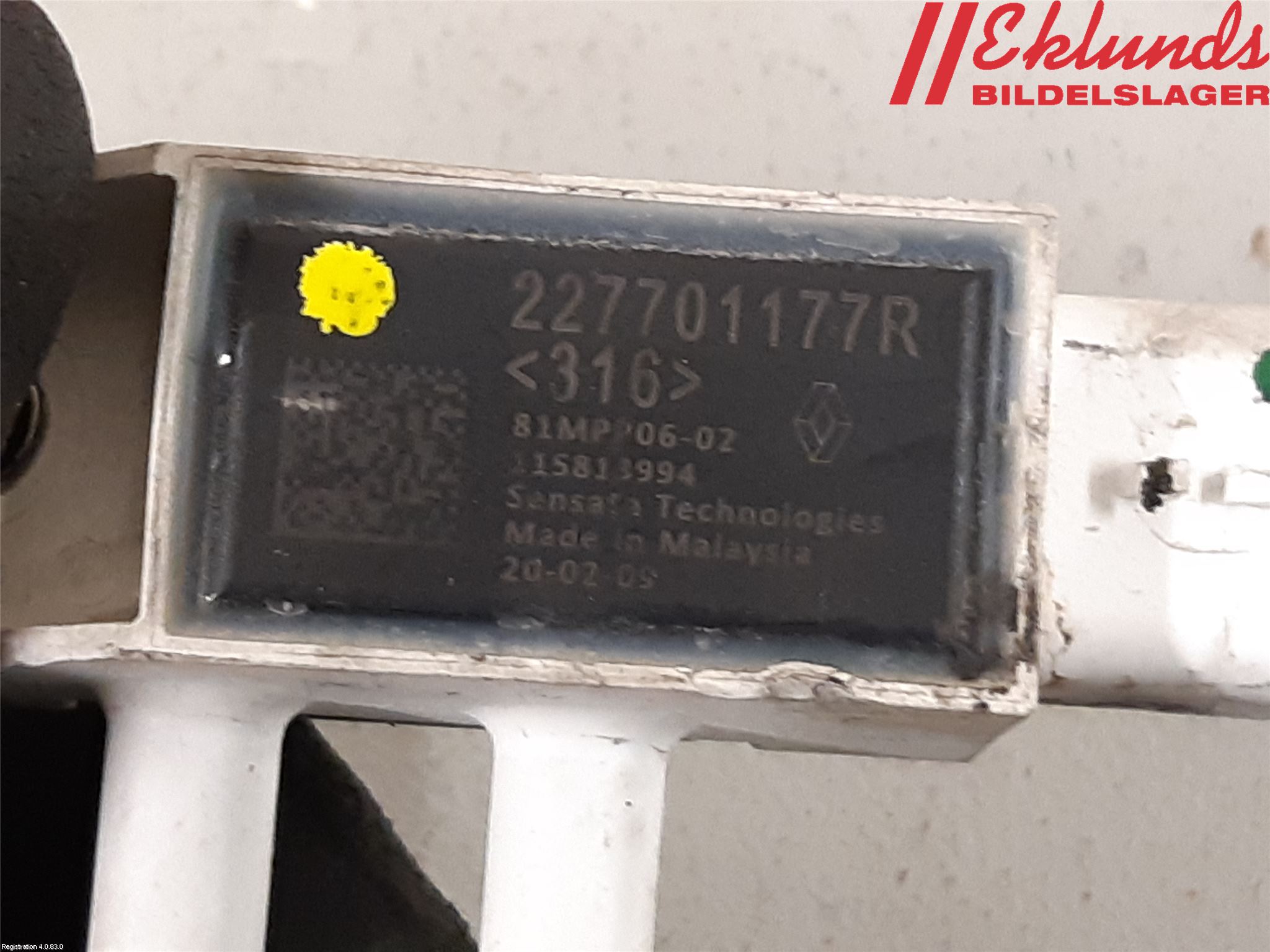 Fiat TALENTO 16- Givare Temp-Tryck Avgas