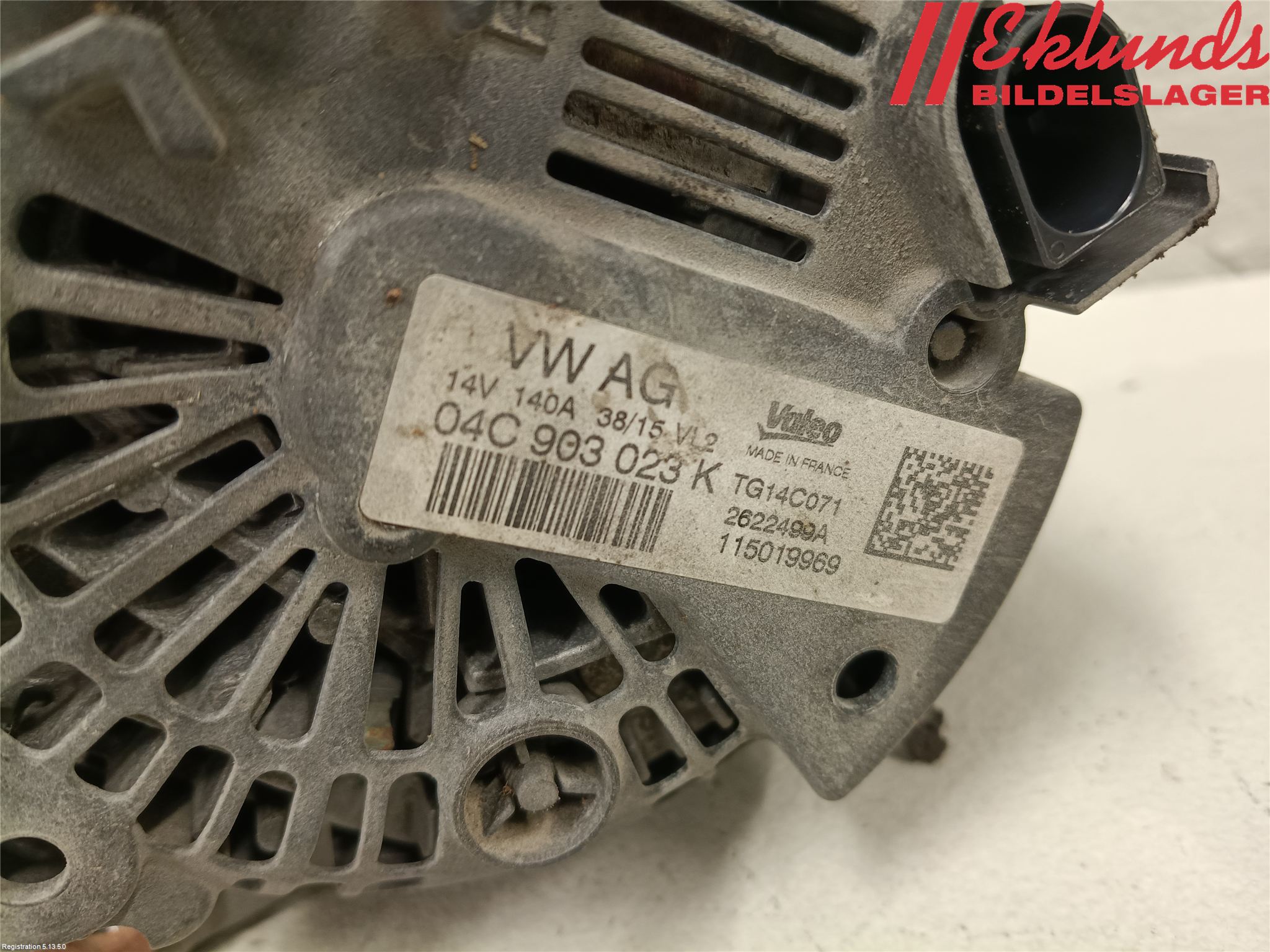 Volkswagen VW GOLF / E-GOLF VII 13-20 Generator