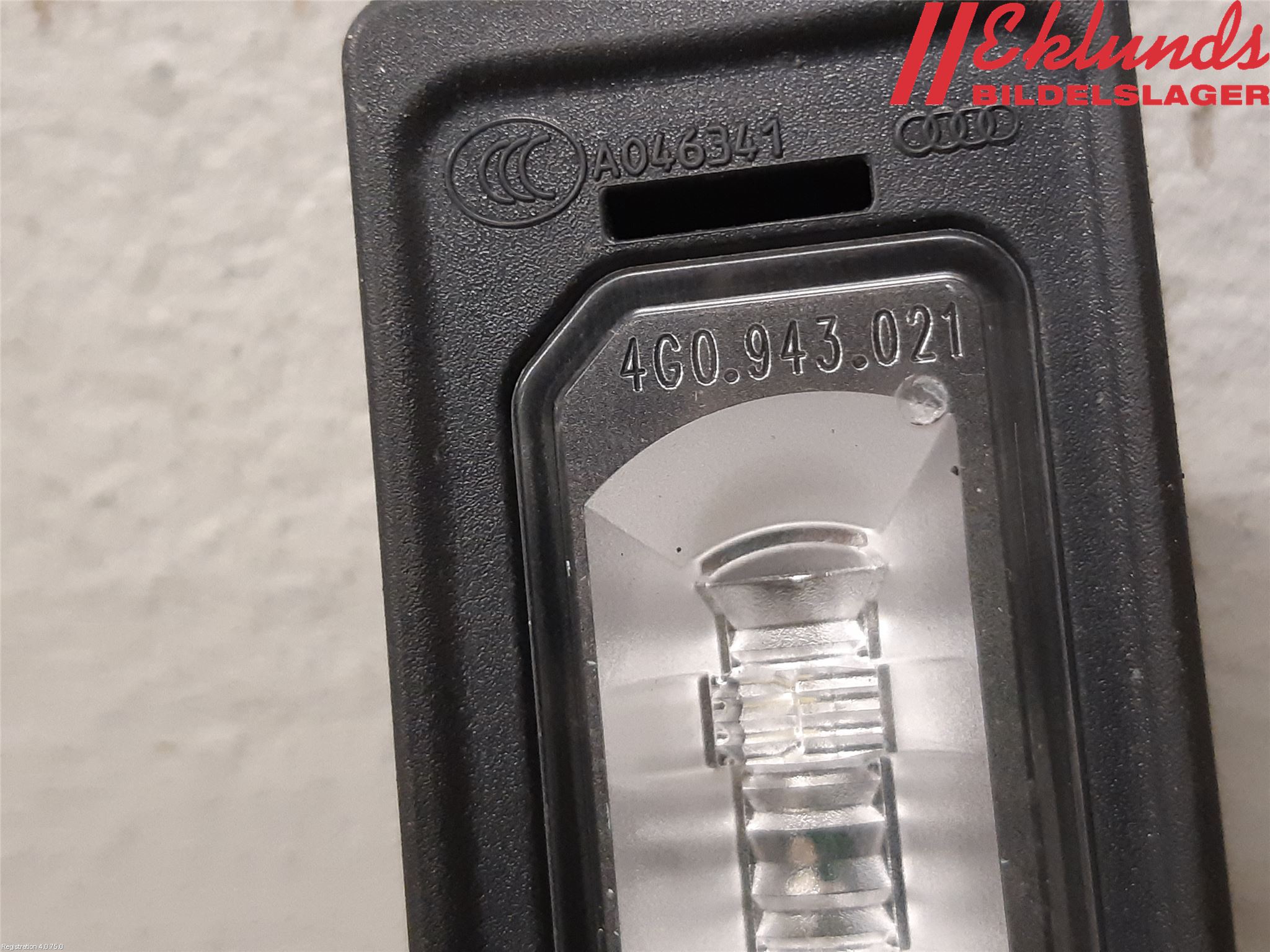 Audi A1/S1 11-18 Skylt Belysning