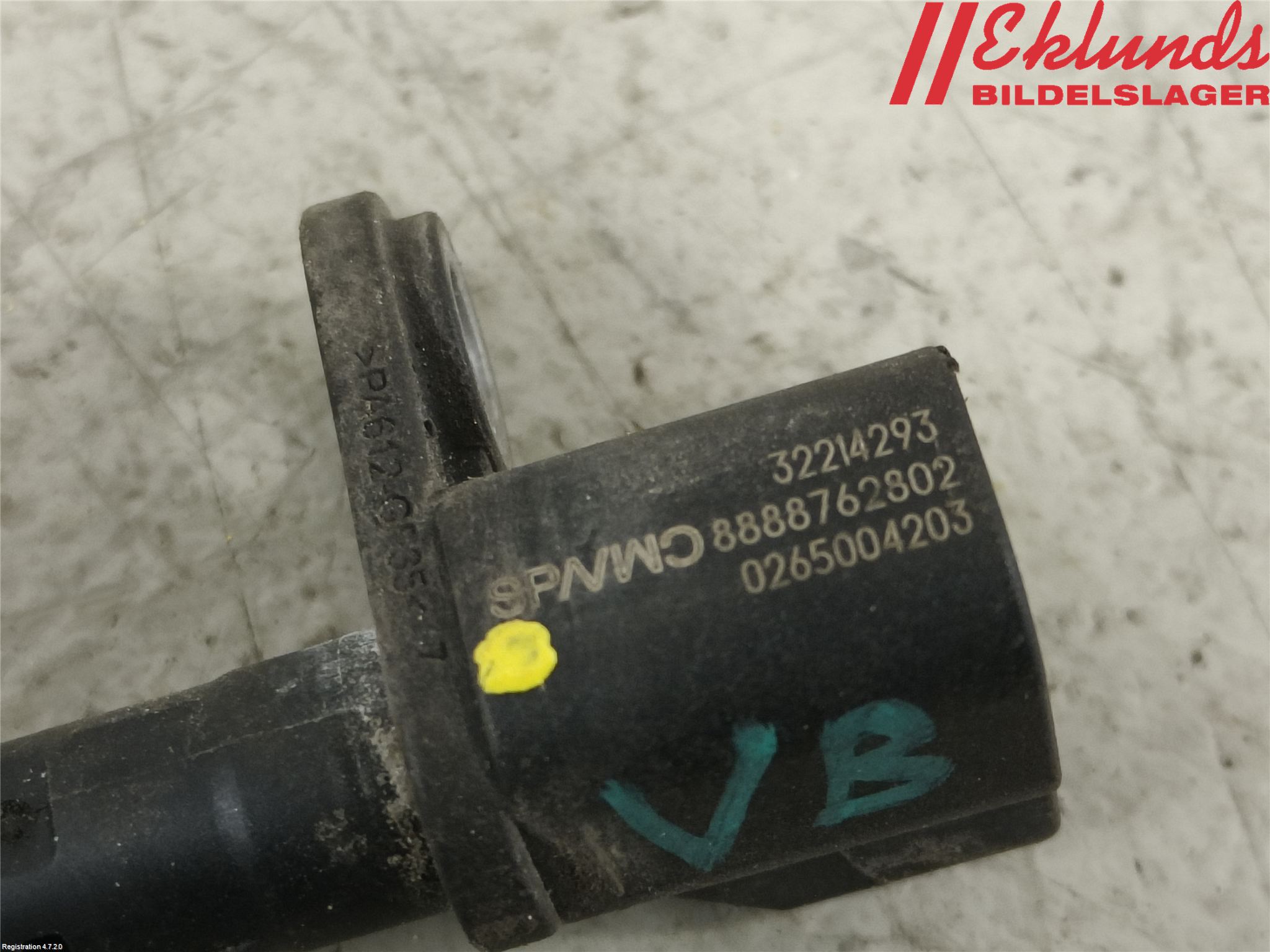 Volvo XC40/RECHARGE 18- Abs Sensor