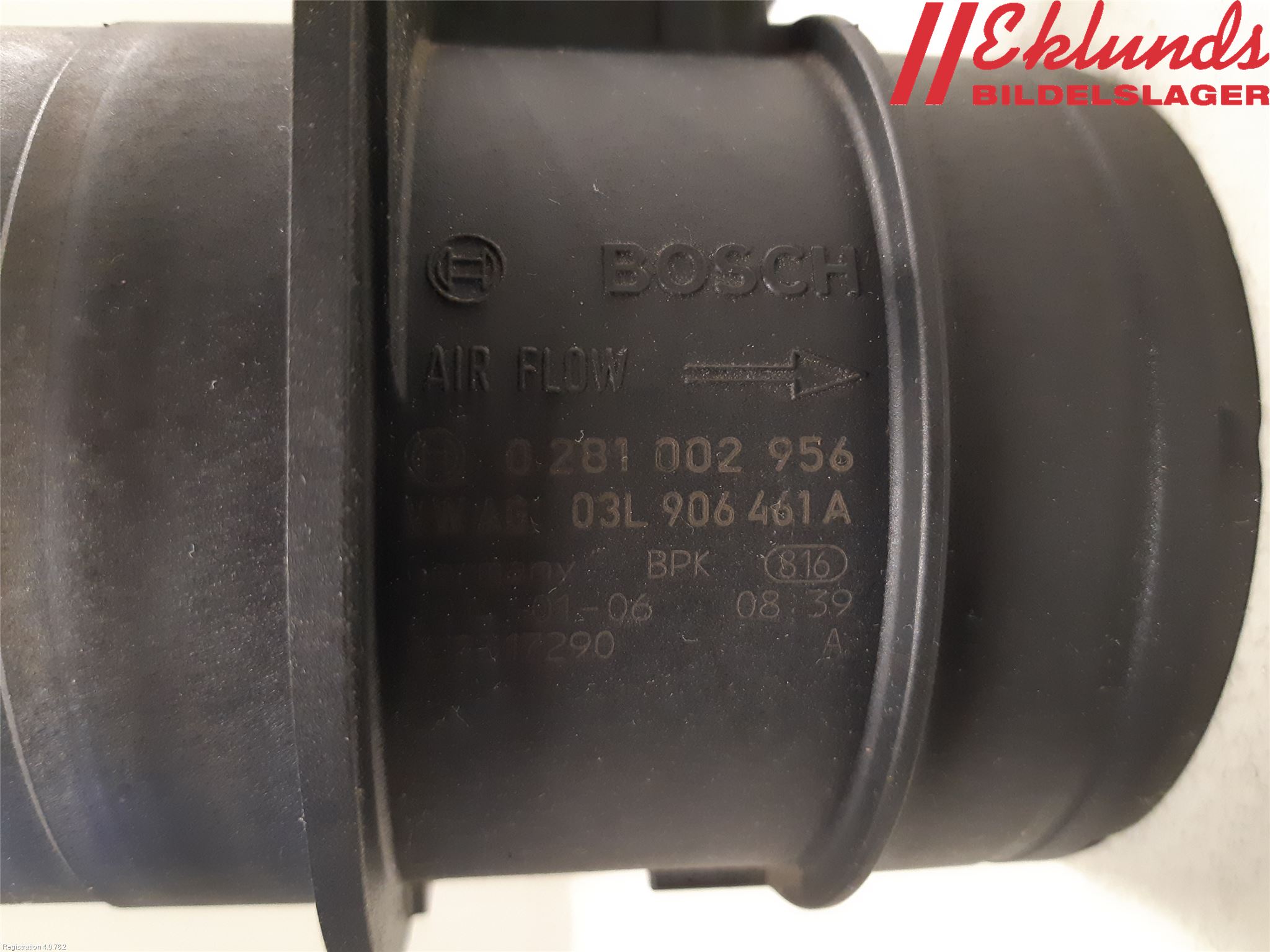 Volkswagen VW GOLF / E-GOLF VII 13-20 Injluftmassamätare