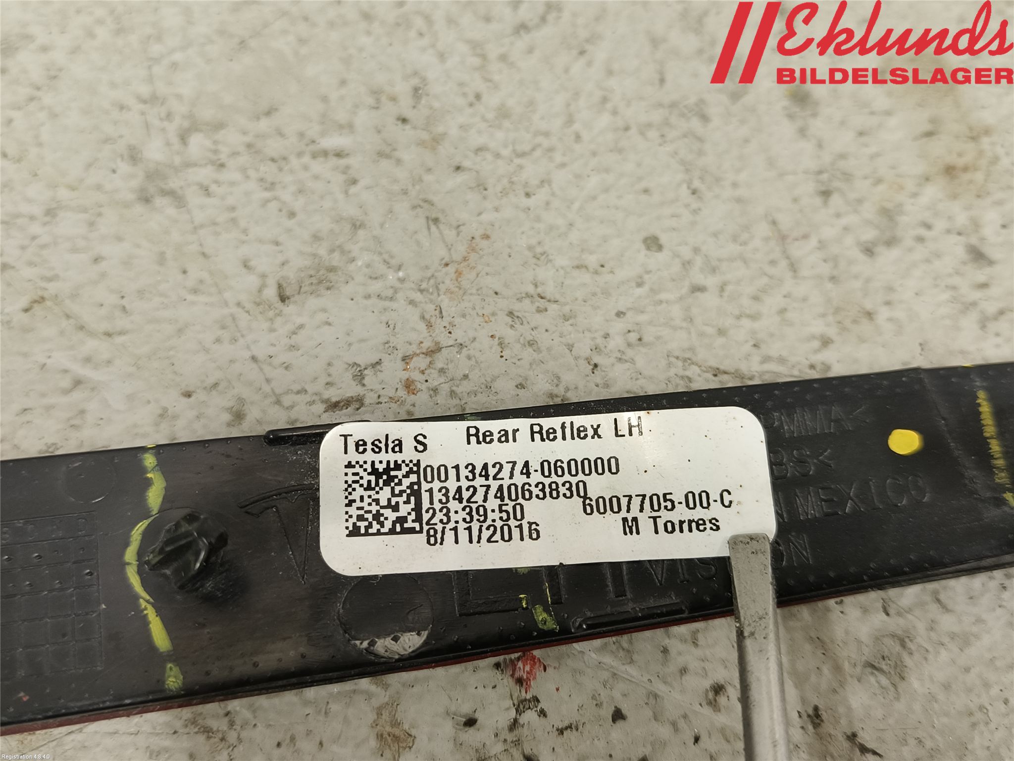 Tesla MODEL S 13- Dimljus/Reflex Bak