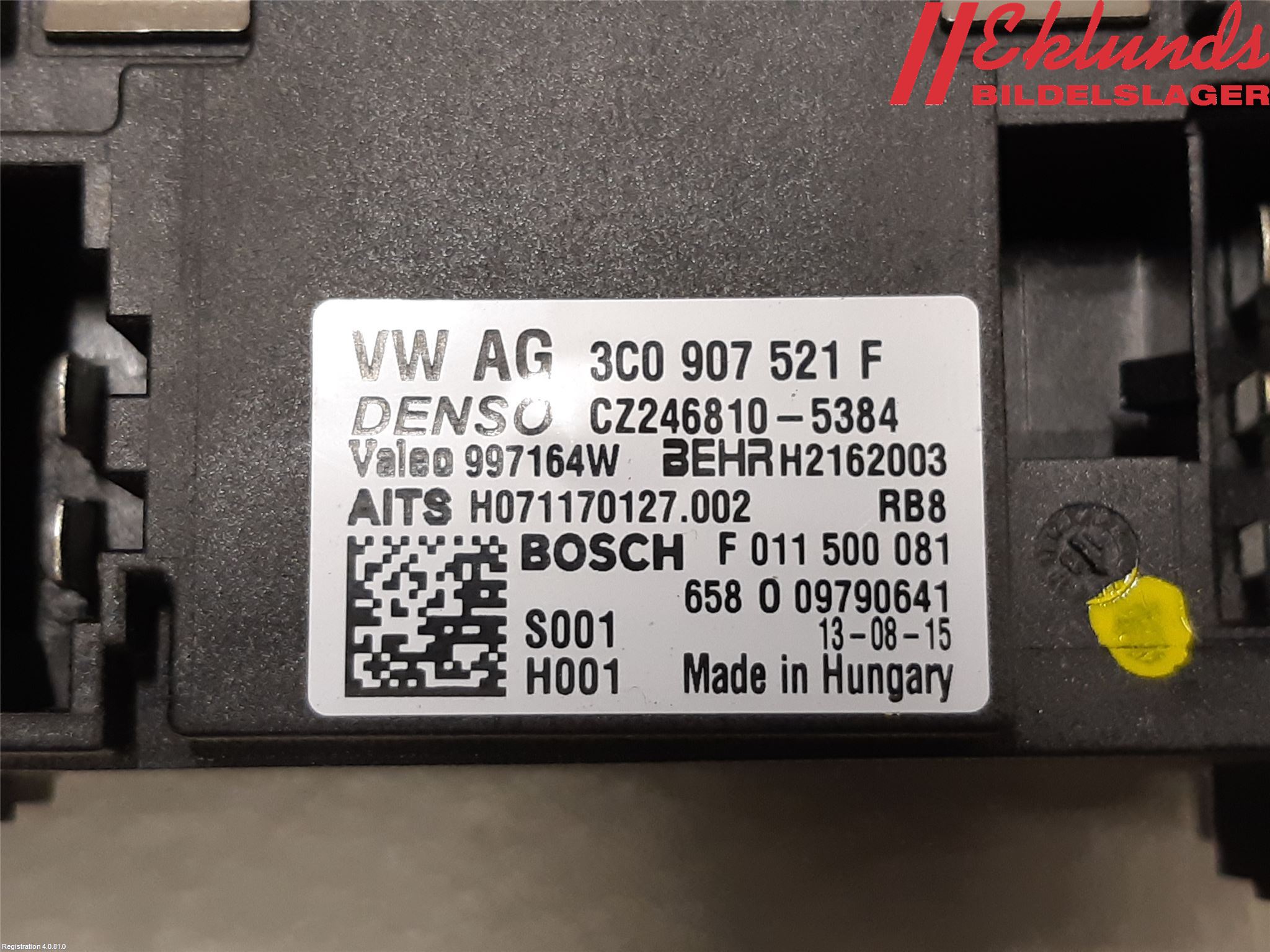 Volkswagen VW PASSAT 11-14 Värmefläktsmotstånd