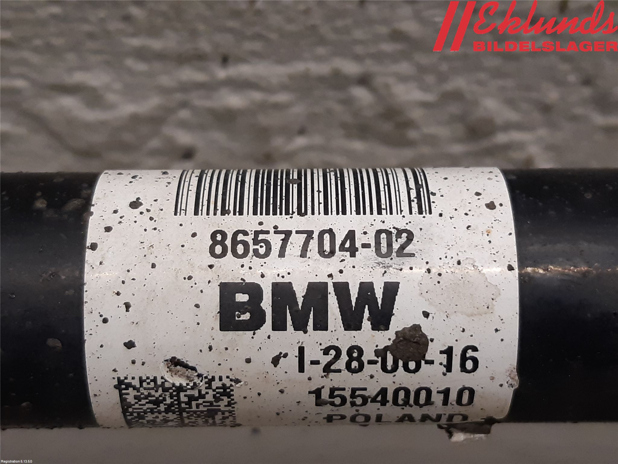 BMW 2 F45 Active Tourer 14-21 Drivaxel Fram Höger