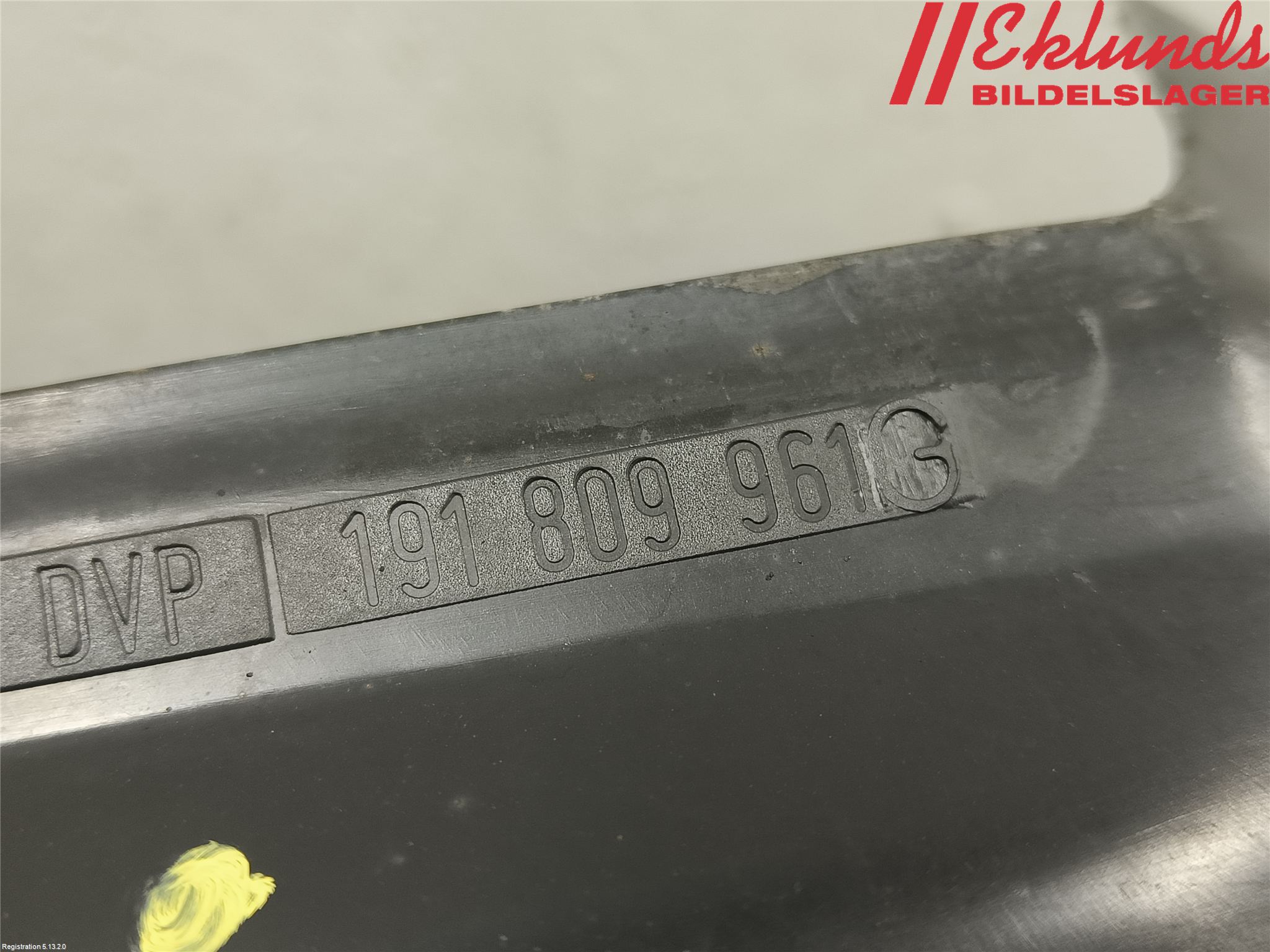 Volkswagen VW GOLF II 84-91 Skärm Inner