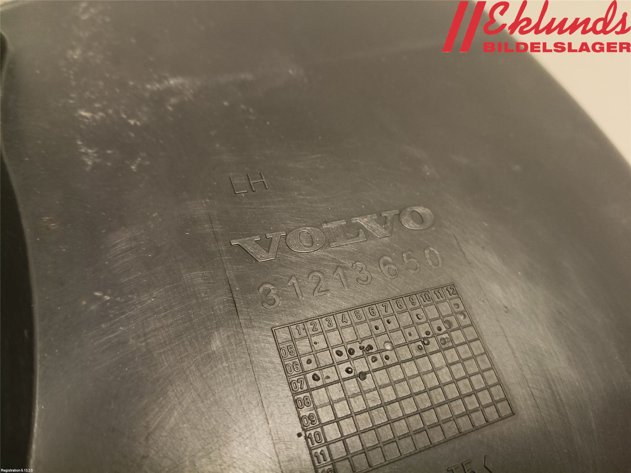 Volvo V70 08-13 Skärm Inner