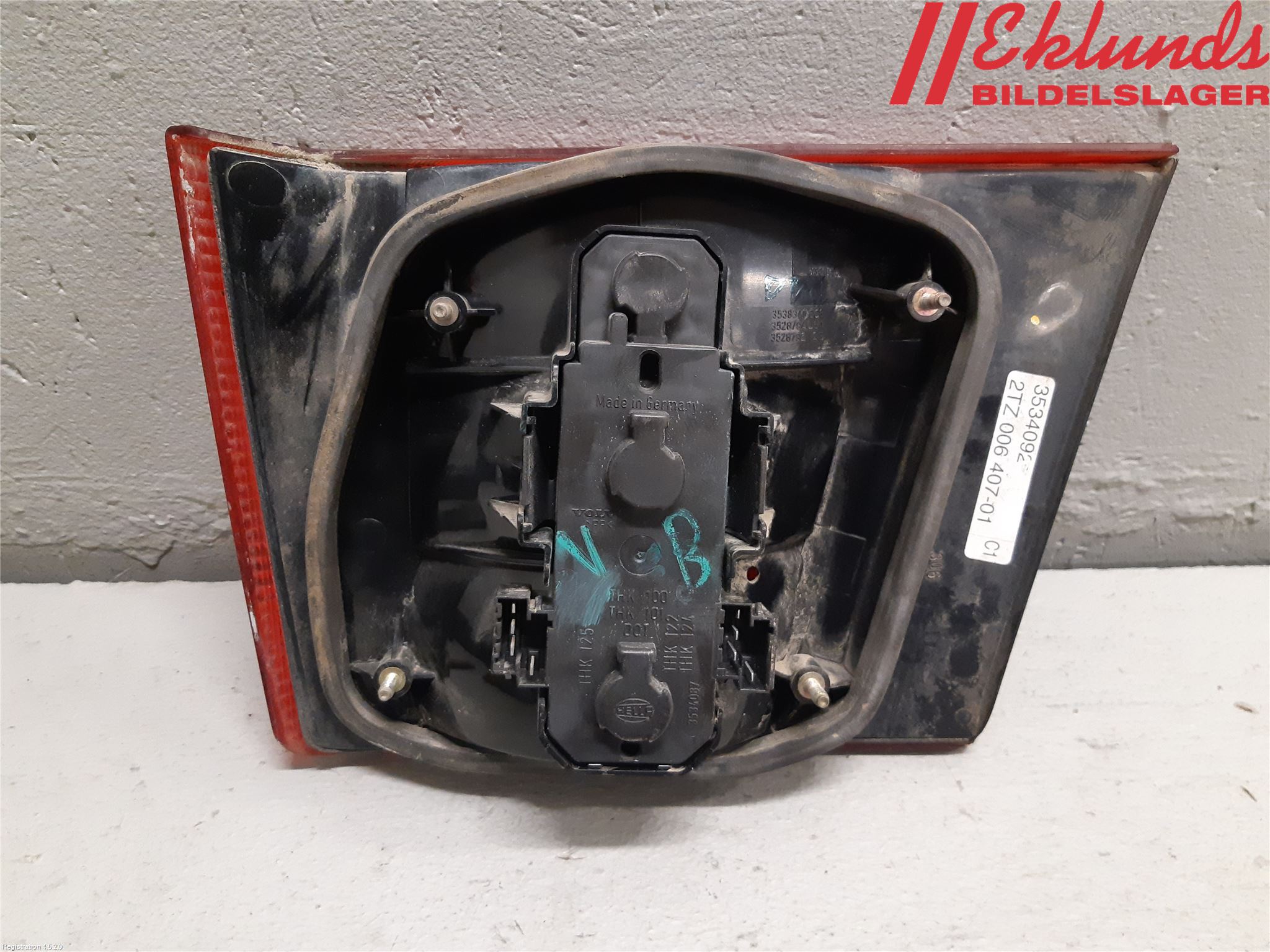 Volvo 940 91-98 Bakljus Lucka Vä