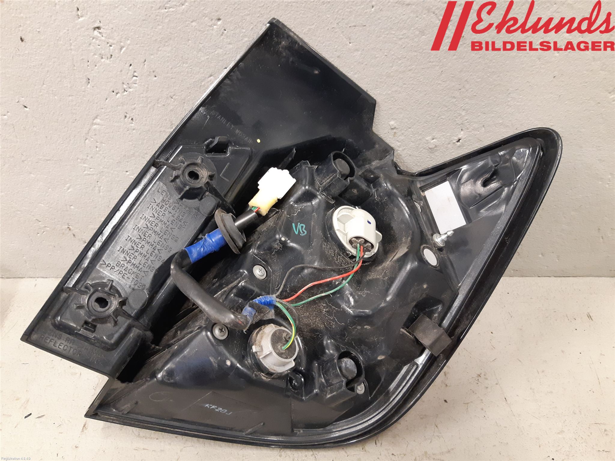 Mitsubishi ASX 10-22 Bakljus Vänster