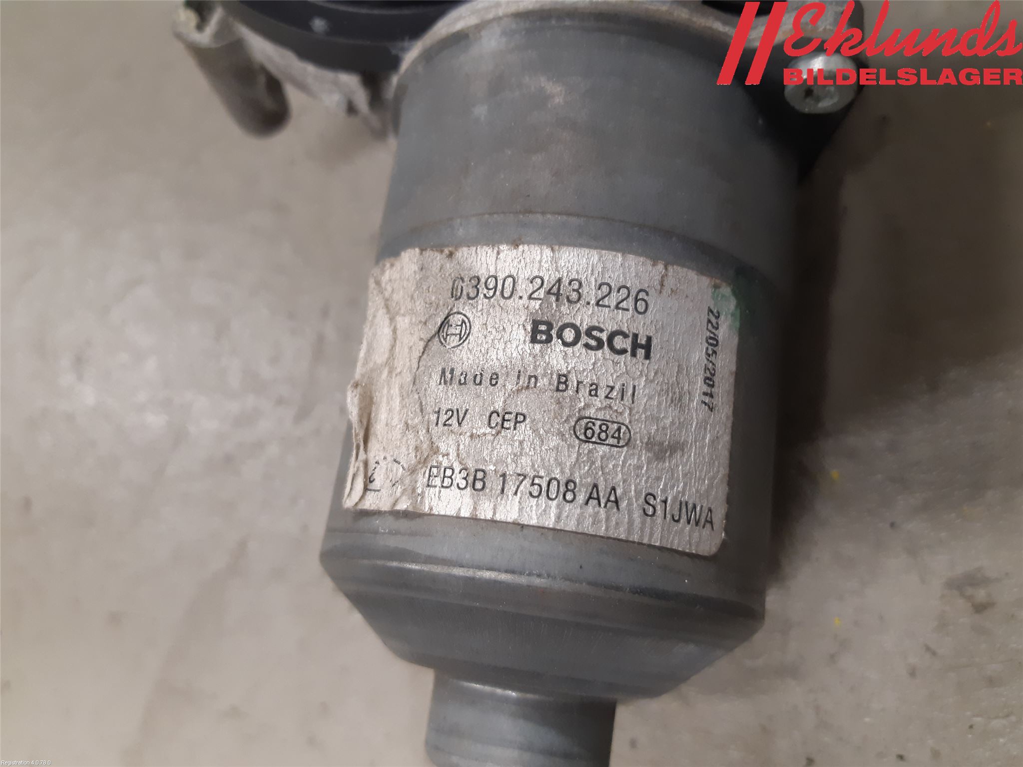 Ford RANGER EU 12-23 Torkarmotor Vindruta
