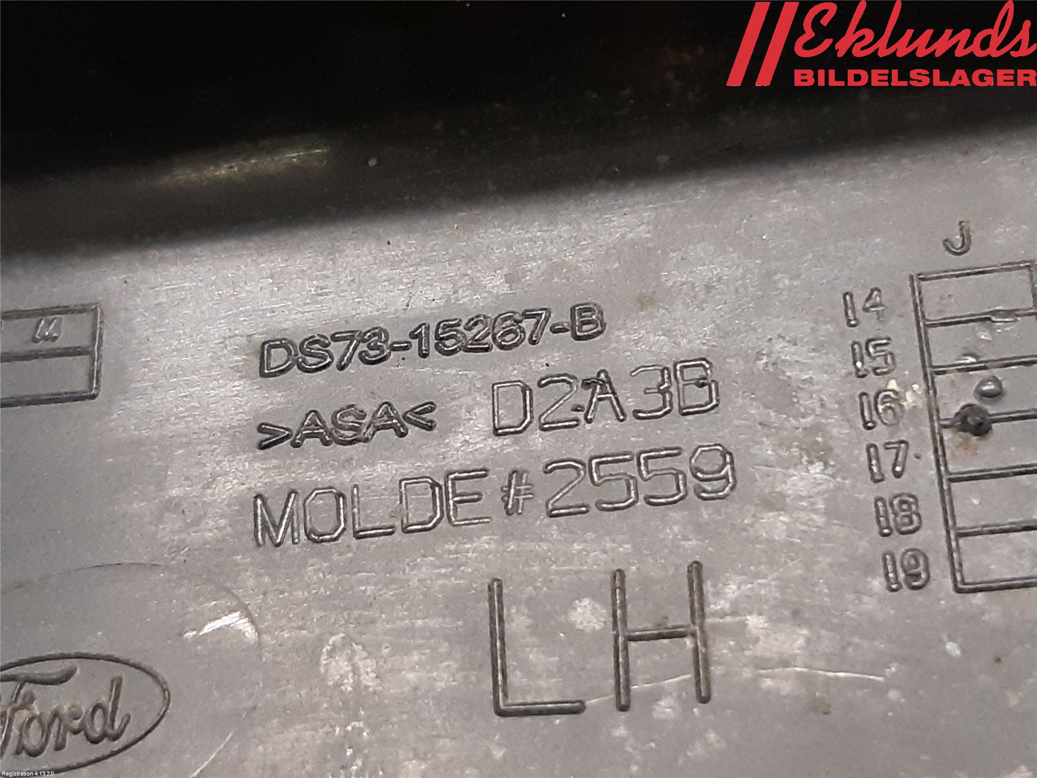 Ford MONDEO 15-22 Dimljussarg Fram