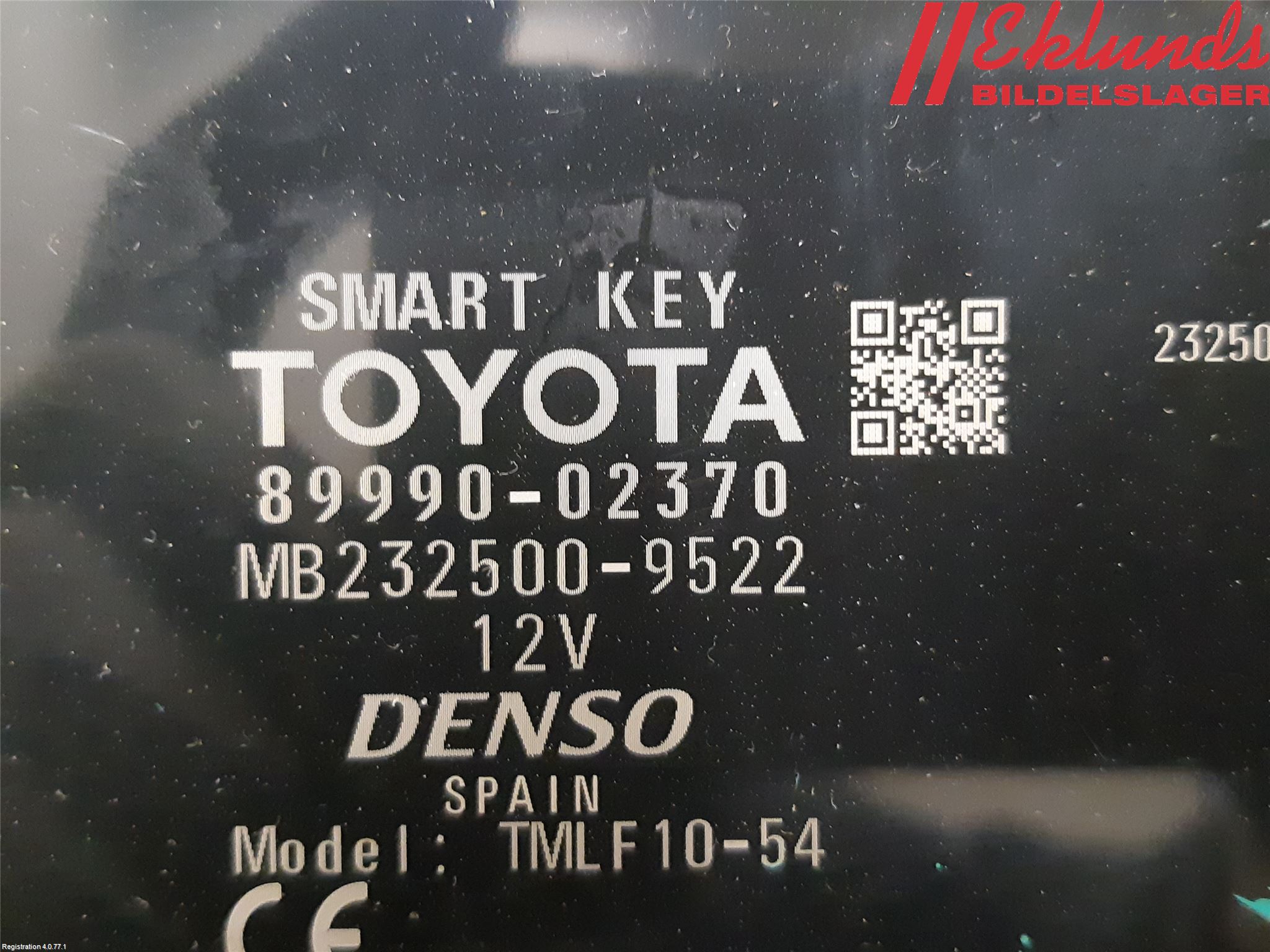 Toyota AURIS 13-19 Styrenhet Övrigt