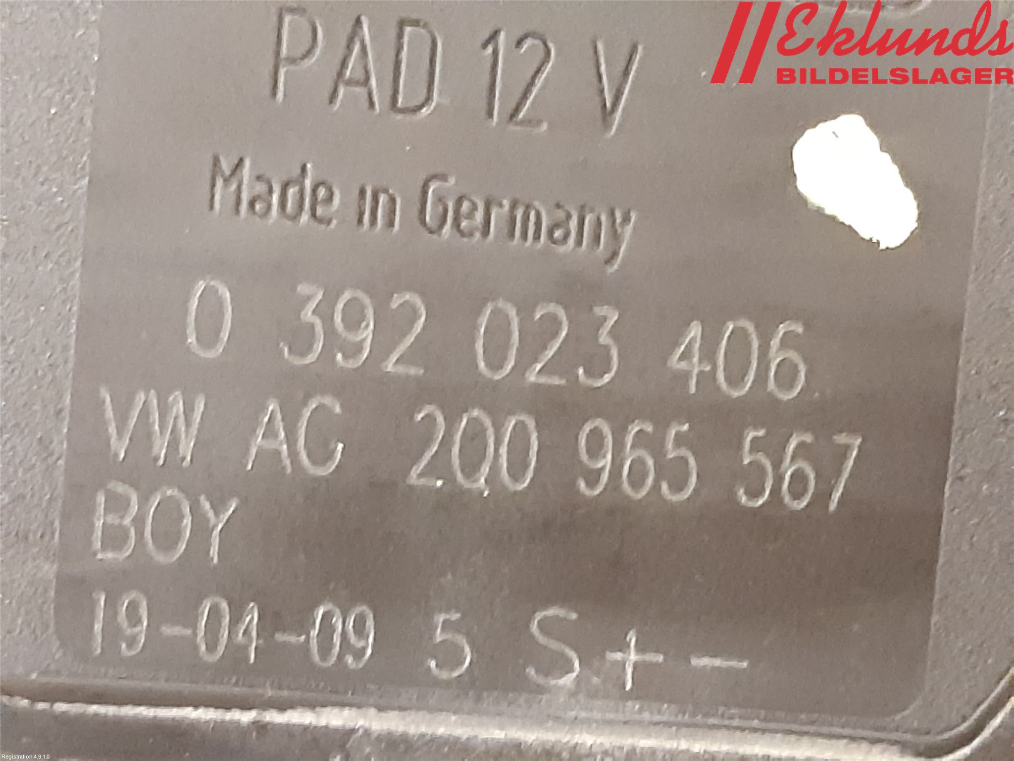 Volkswagen VW GOLF / E-GOLF VII 13-20 Värme Cirkulationspump