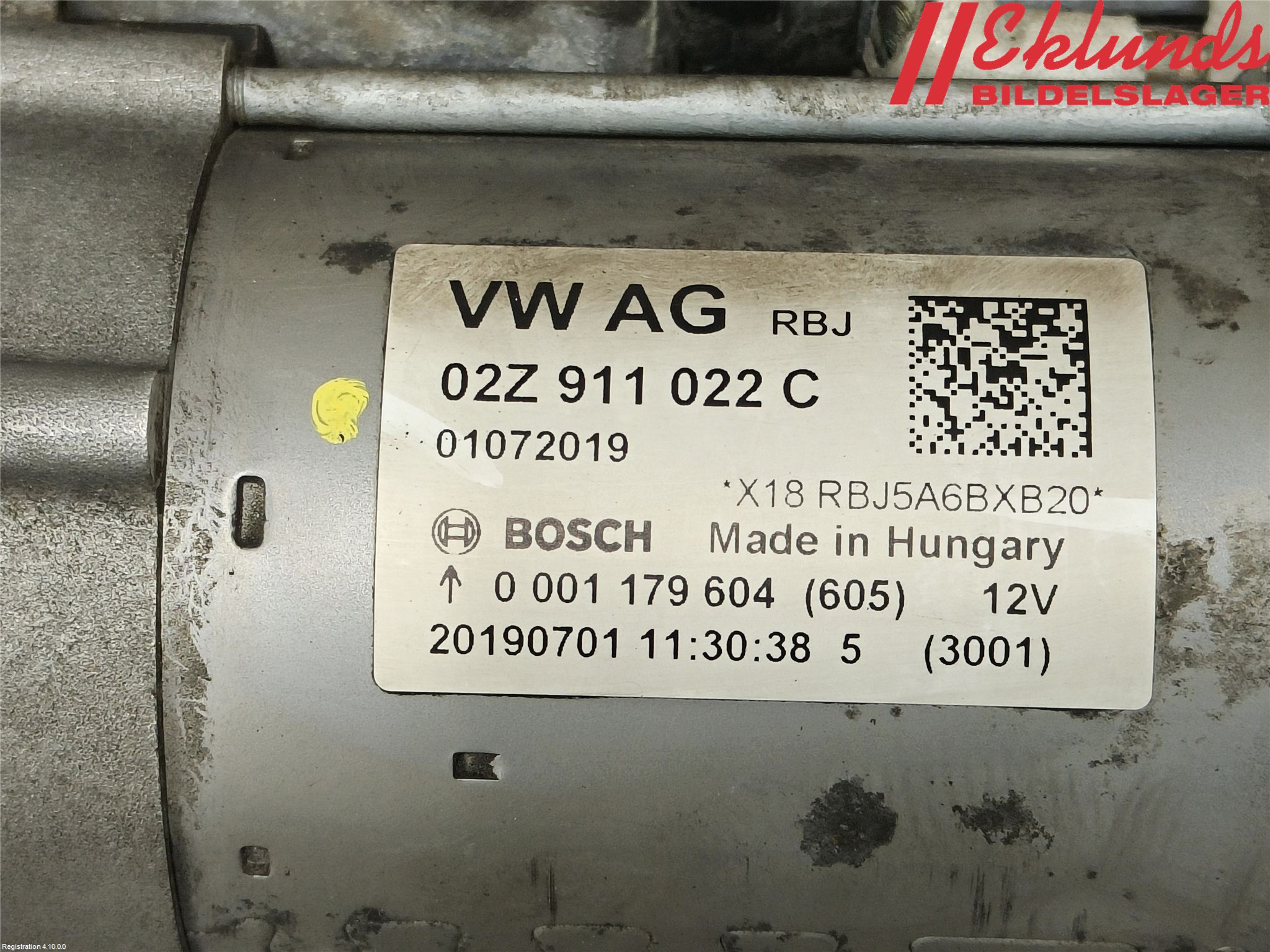 Volkswagen VW T-ROC 18- Startmotor