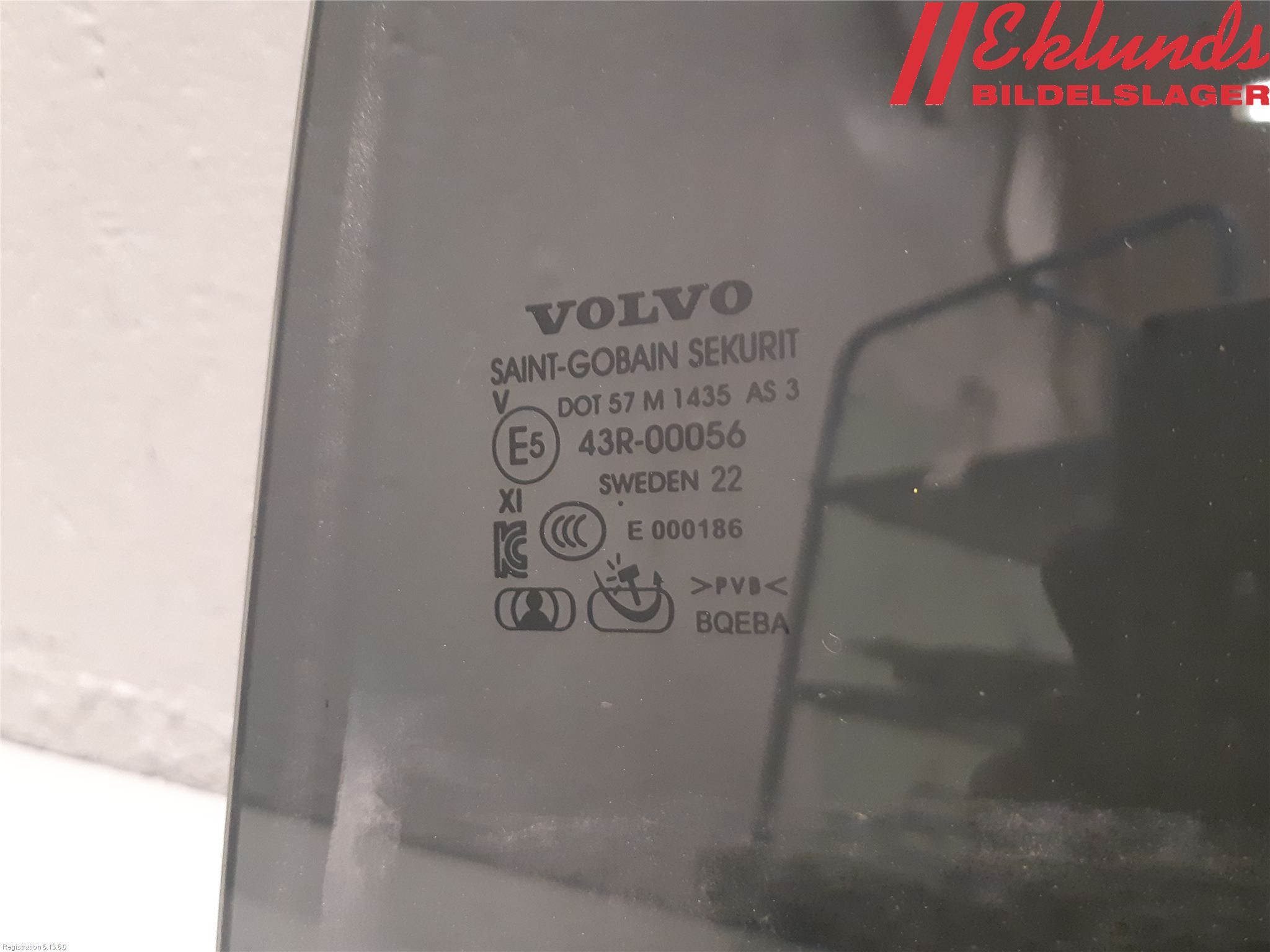 Volvo V90 17->> Dörruta Bak Vänster