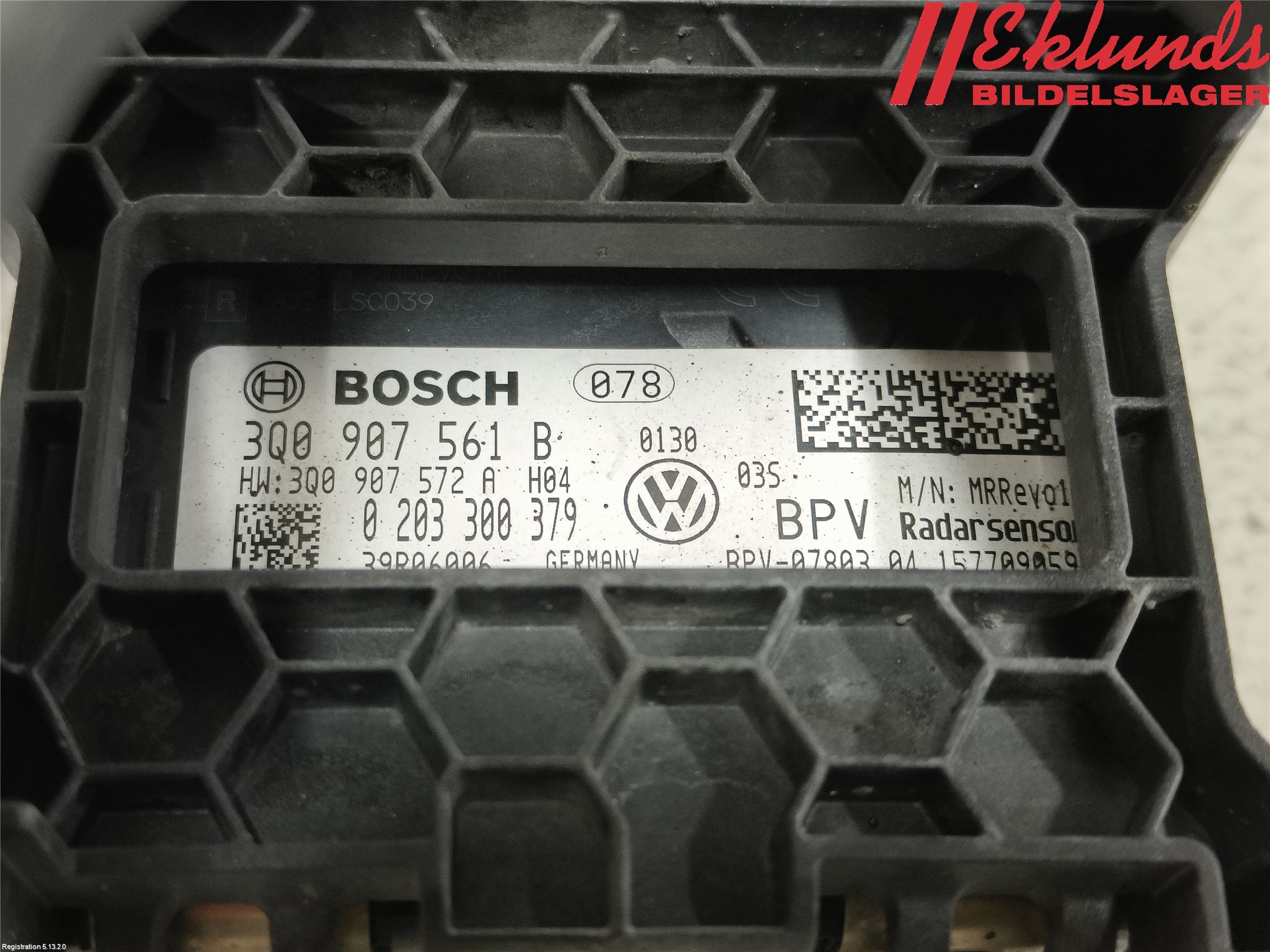 Volkswagen VW PASSAT 15-19 Sensor Aktivt Kollisionsskydd
