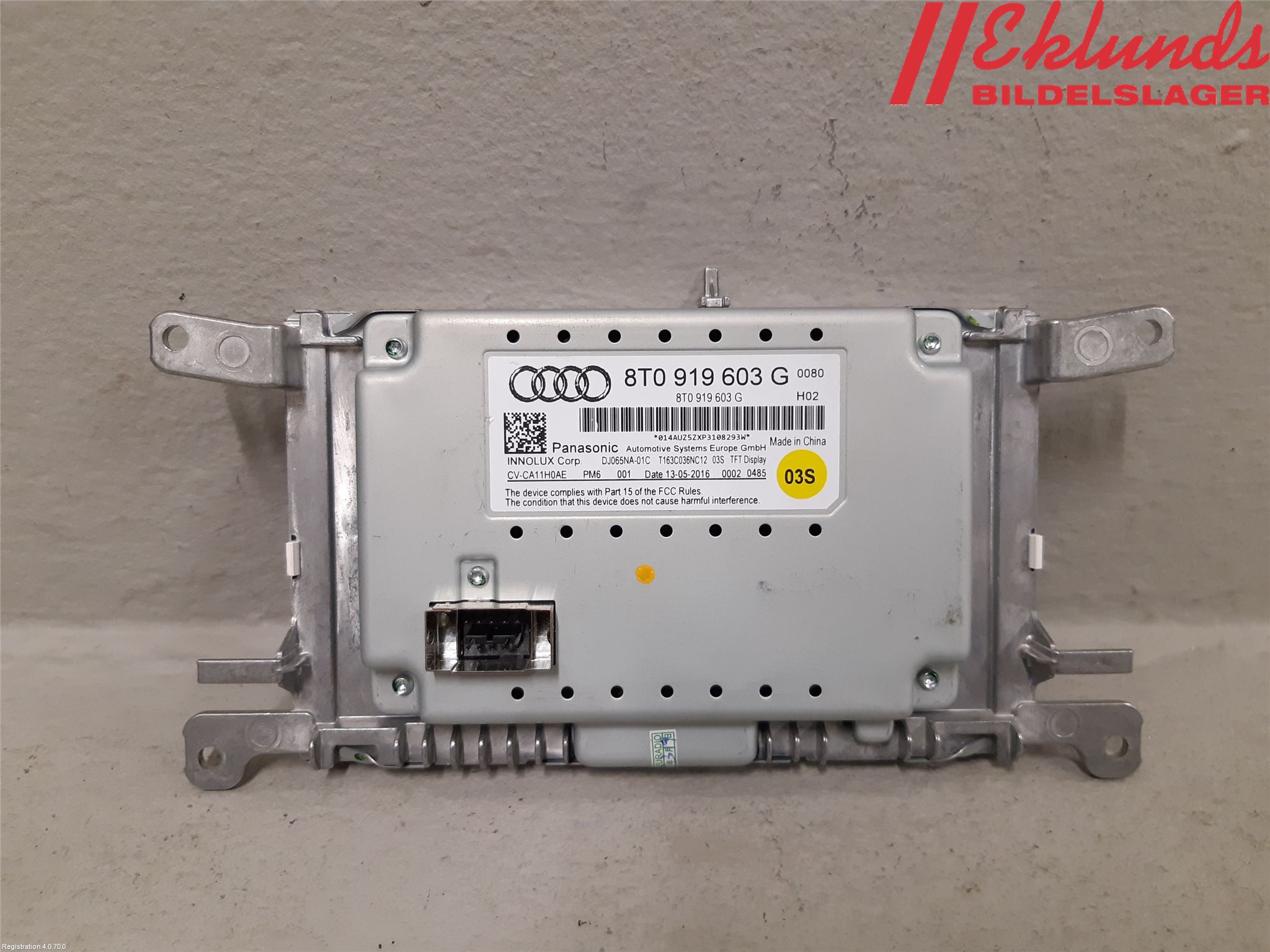 Audi A5 07-16 Multifunktionsdisplay