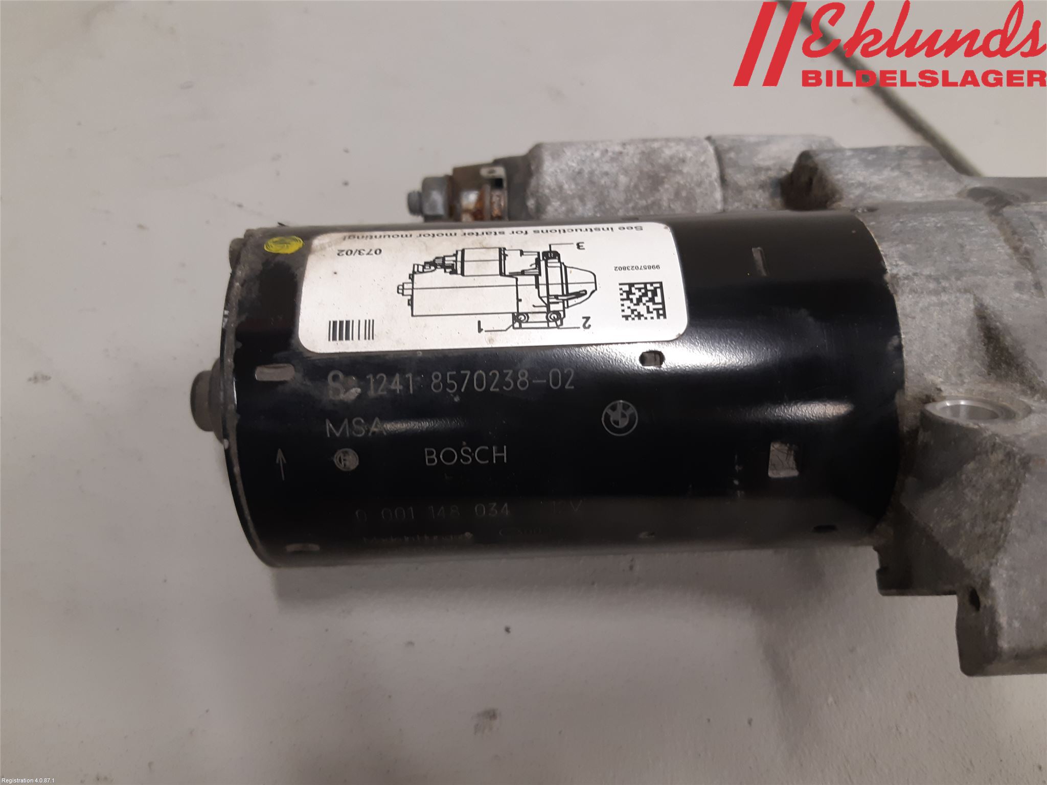 BMW X3 F25 10-17 Startmotor Diesel
