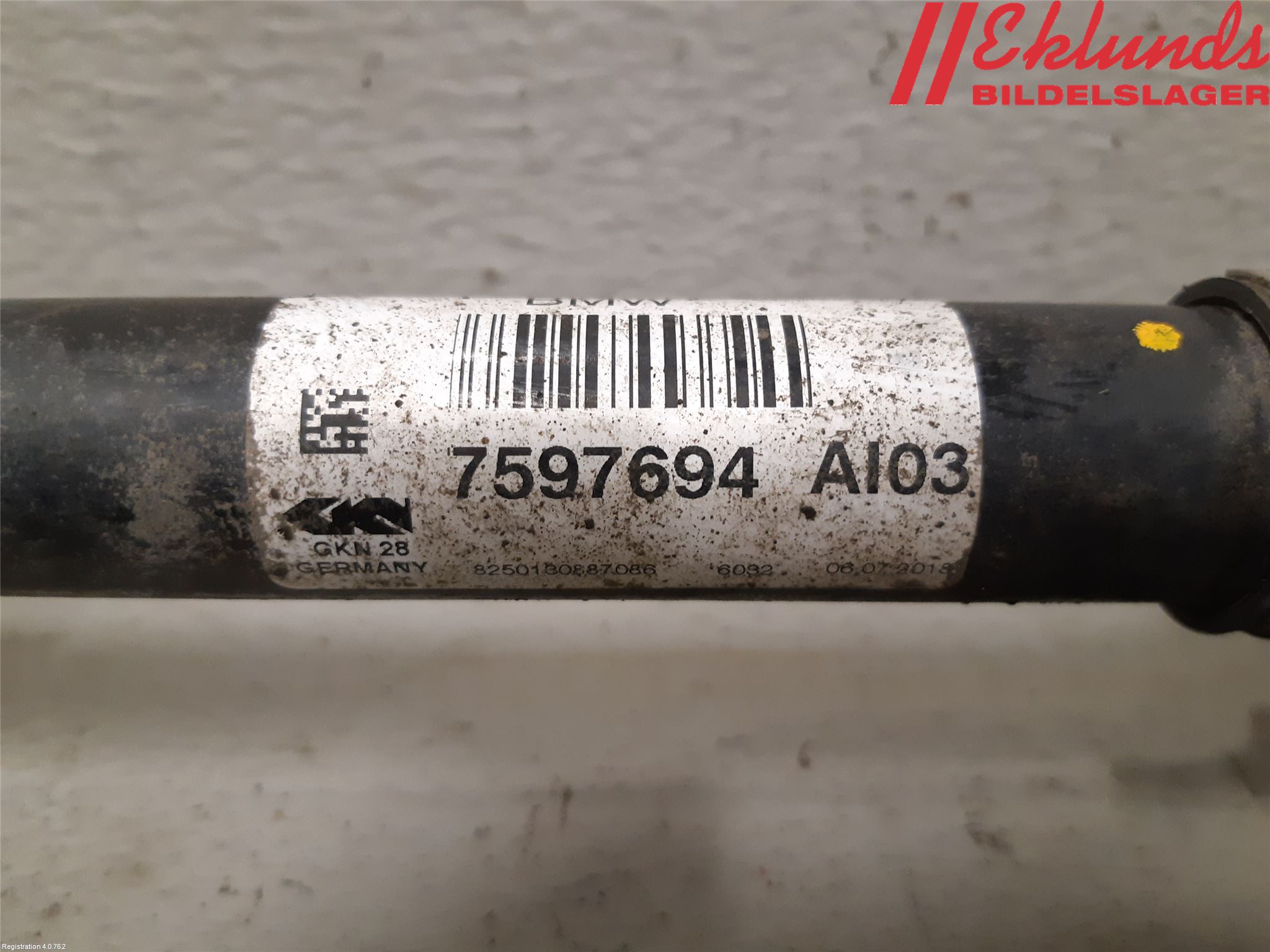 BMW 3 F30/F31/F80 12-19 Drivaxel Fram Höger