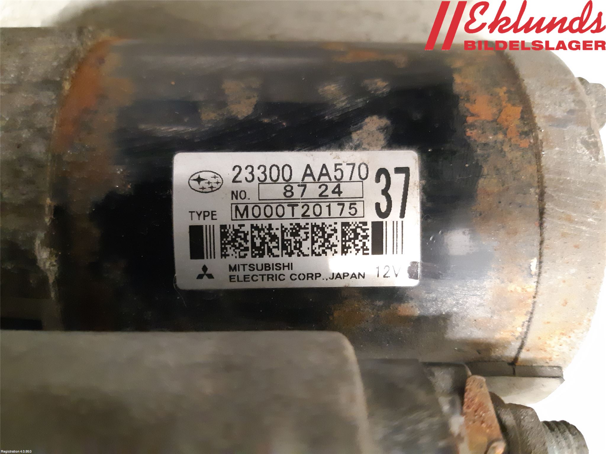 Subaru FORESTER SH  08-13 Startmotor