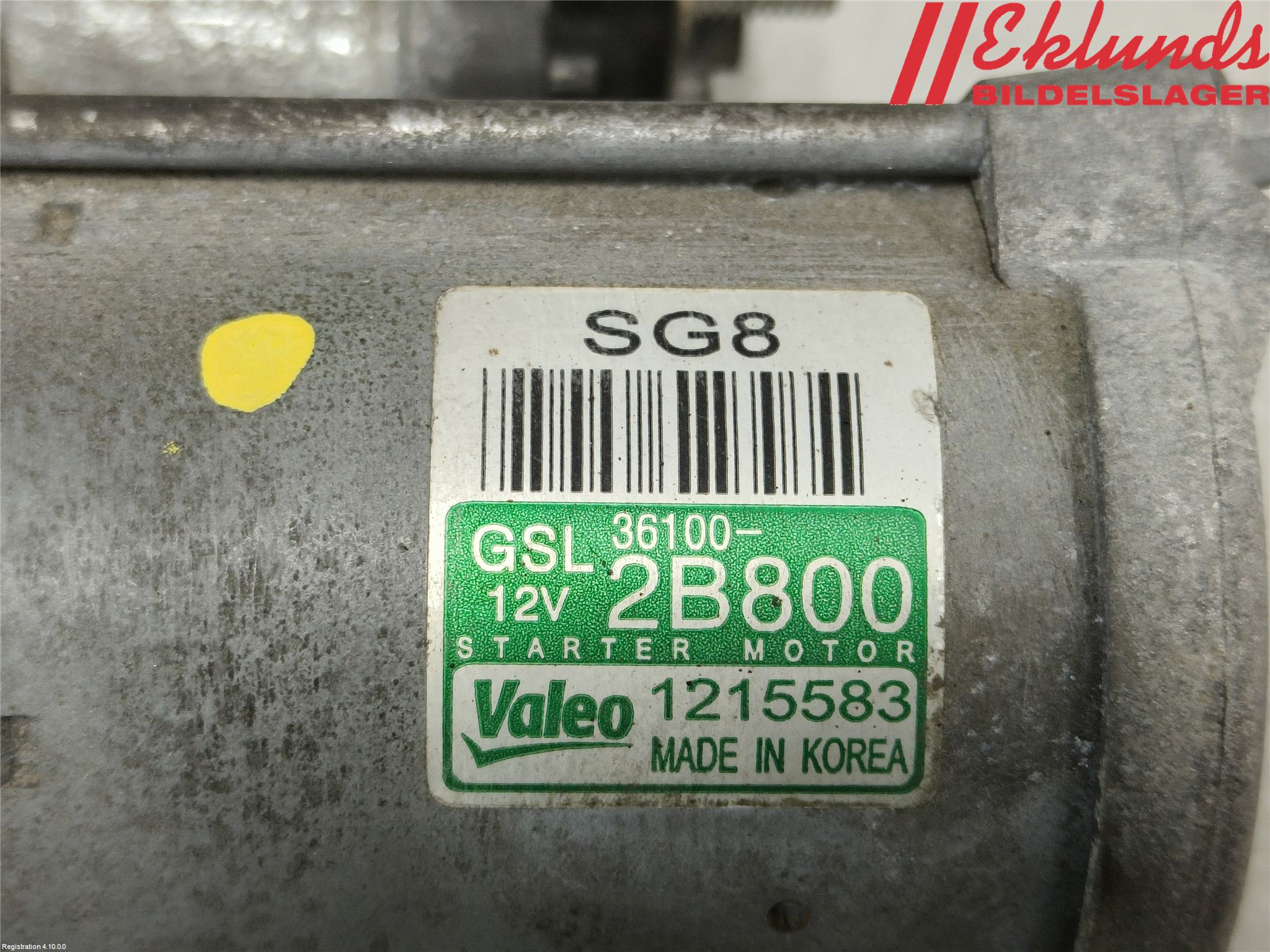 Hyundai TUCSON 05- Startmotor