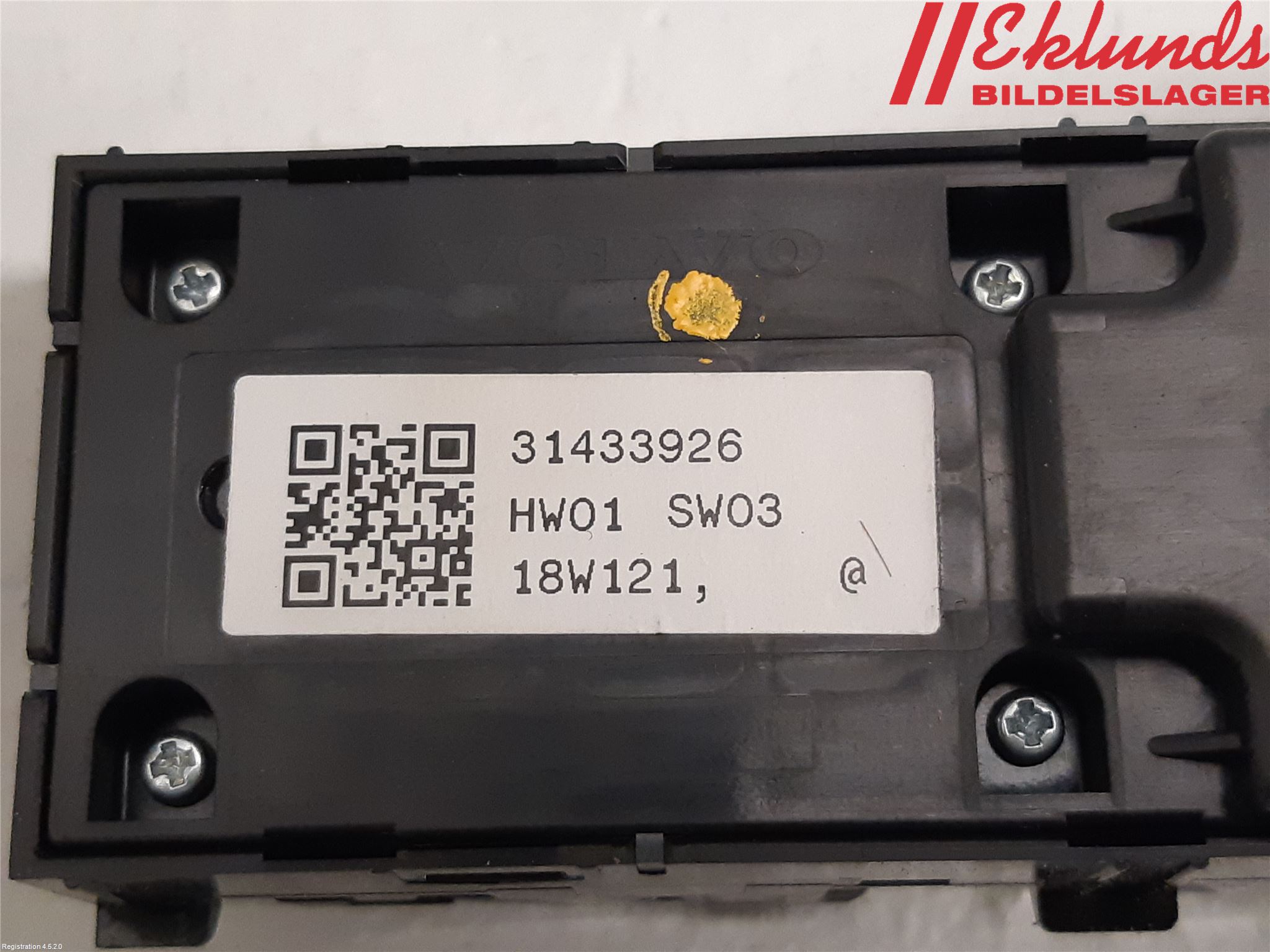 Volvo V90 17->> Strömställare Elhiss