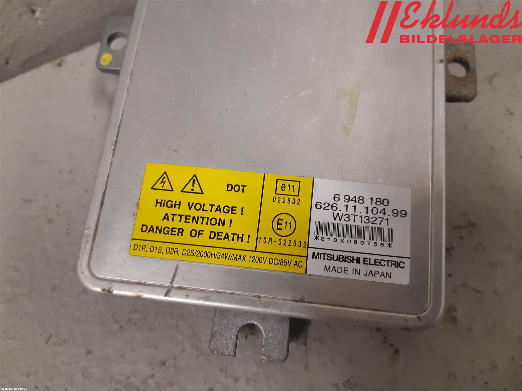 Volvo V70 08-13 Styrenhet Strålkastare