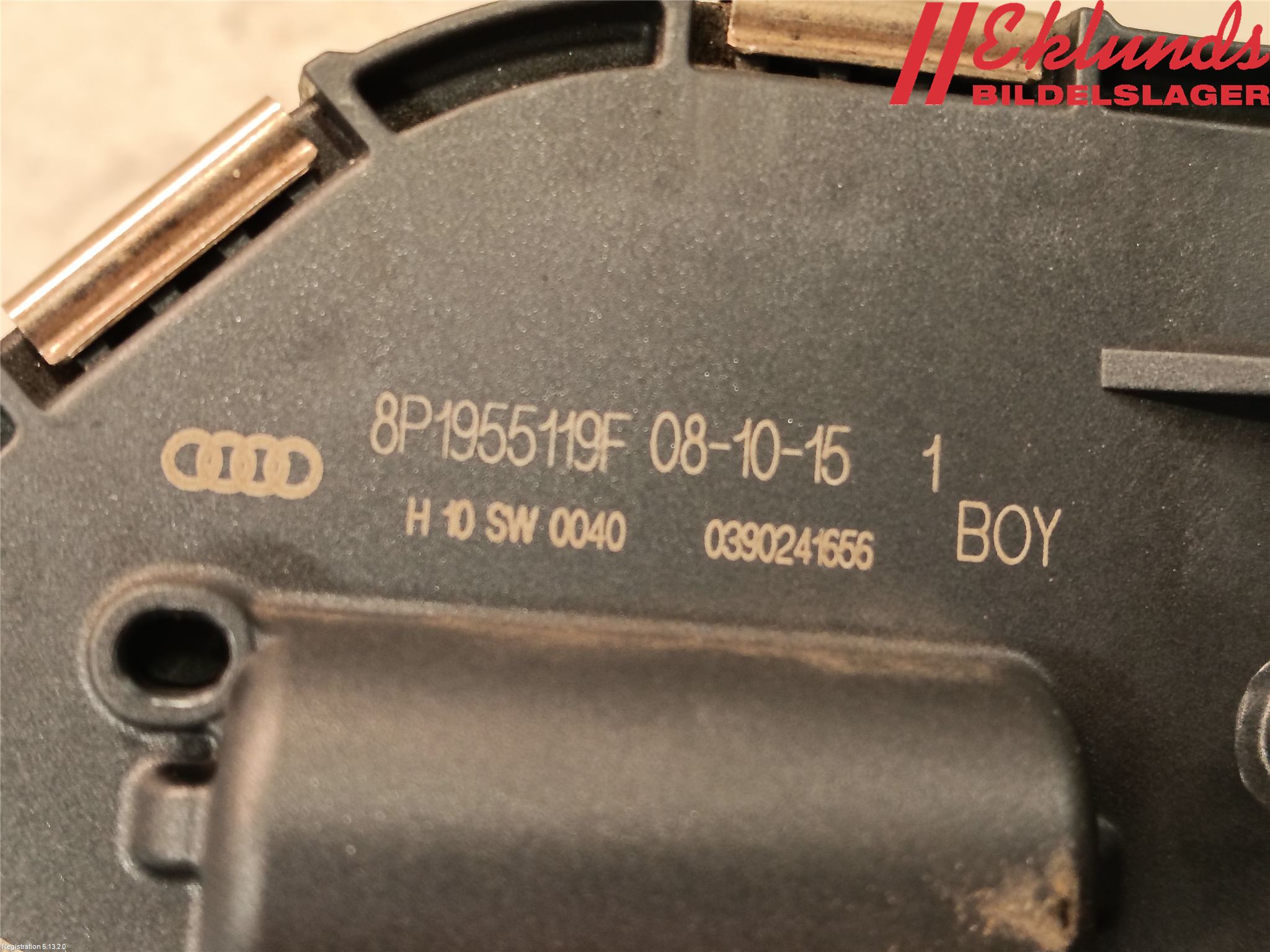 Audi A3/S3 05-13 Torkarmotor Baklucka