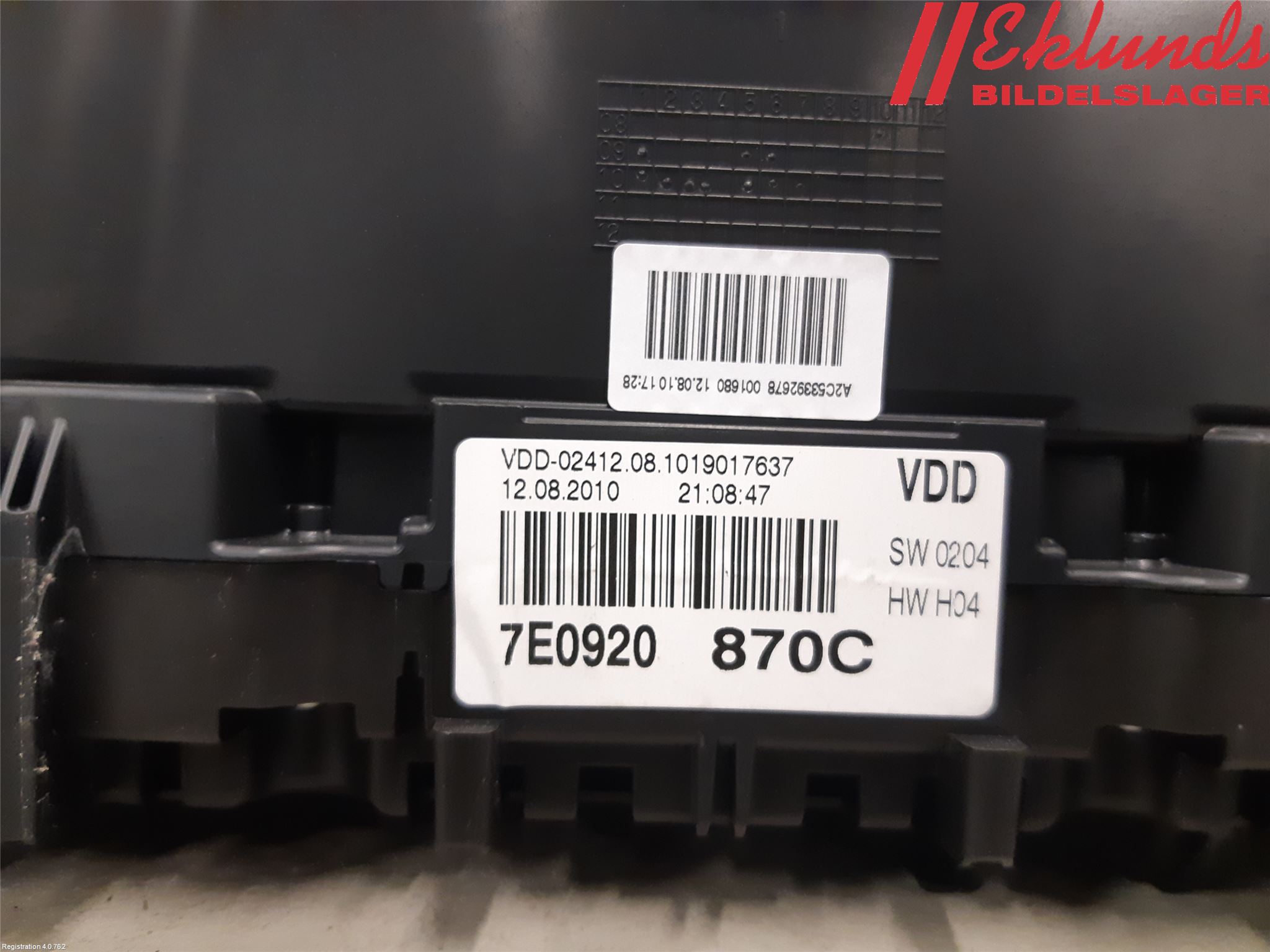 Volkswagen VW TRANSP/CARAVELLE (T5) 04-15 Instrument Komb