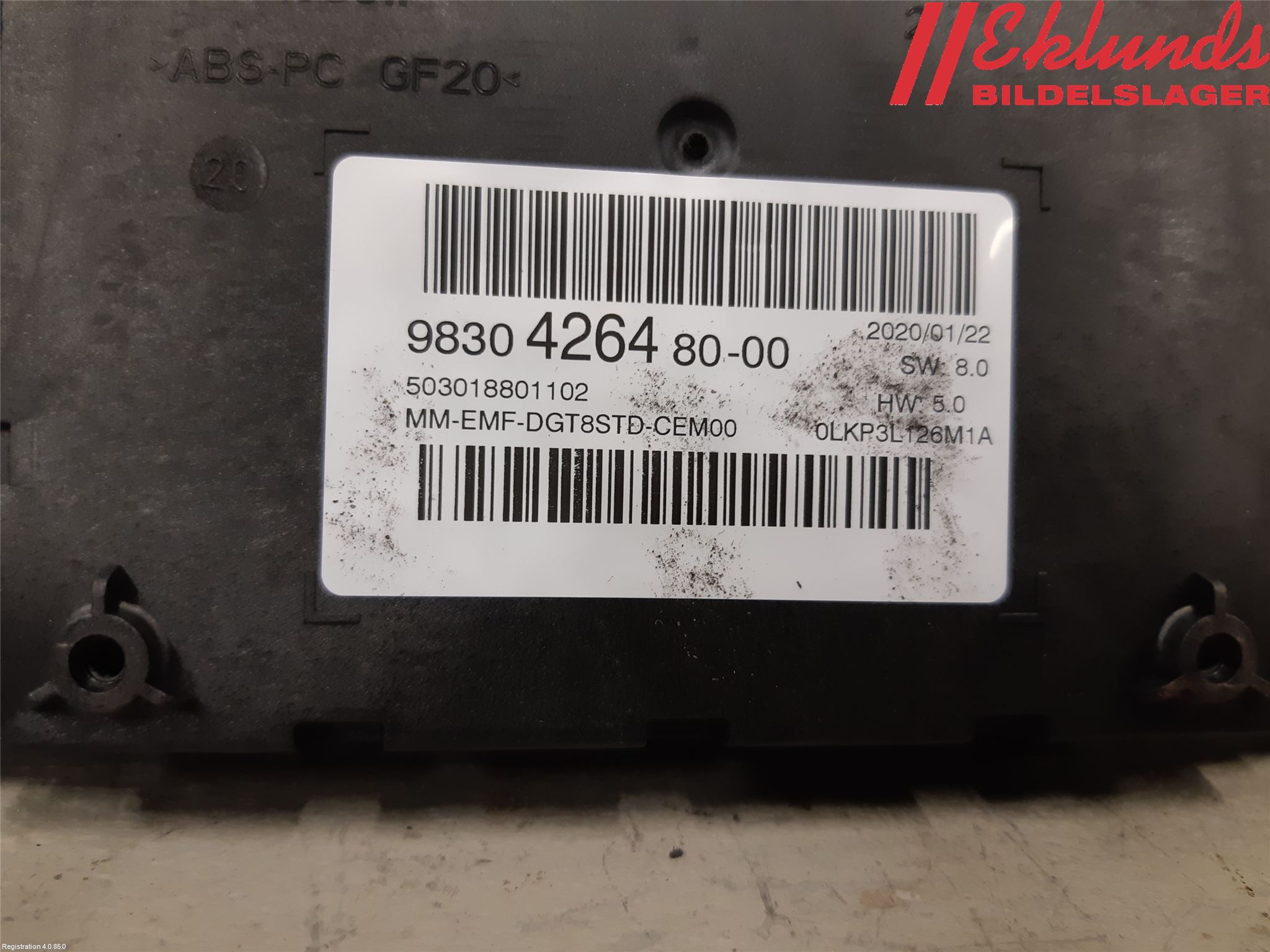 Peugeot PARTNER/E-PARTNER 19- Multifunktionsdisplay