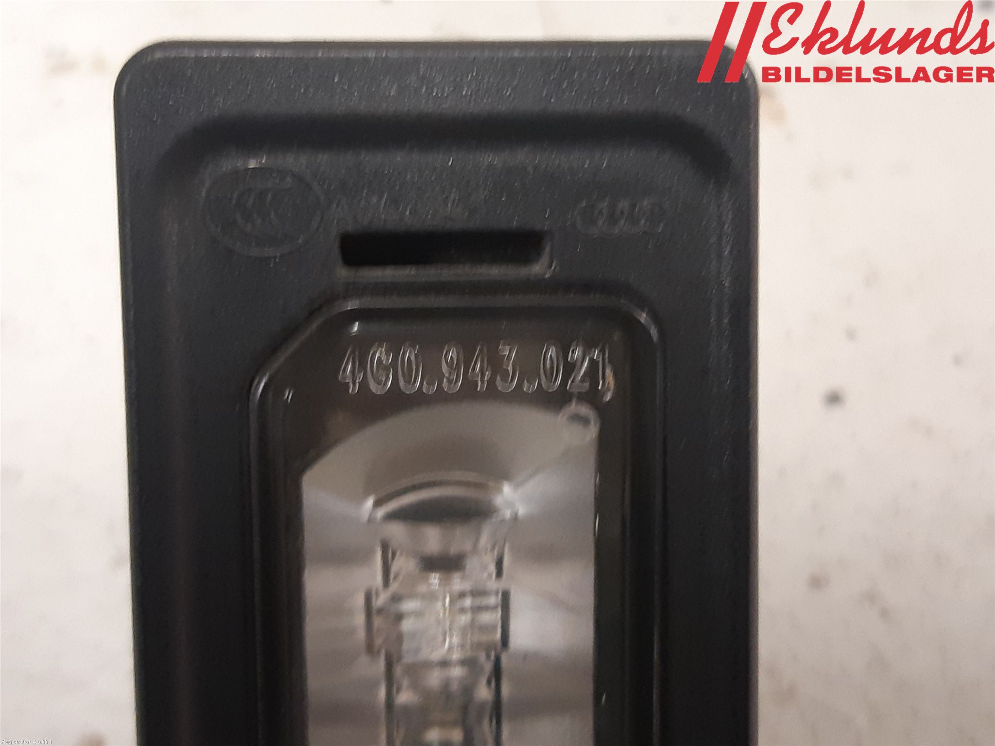 Audi A6/S6 4G 11-18 Skylt Belysning