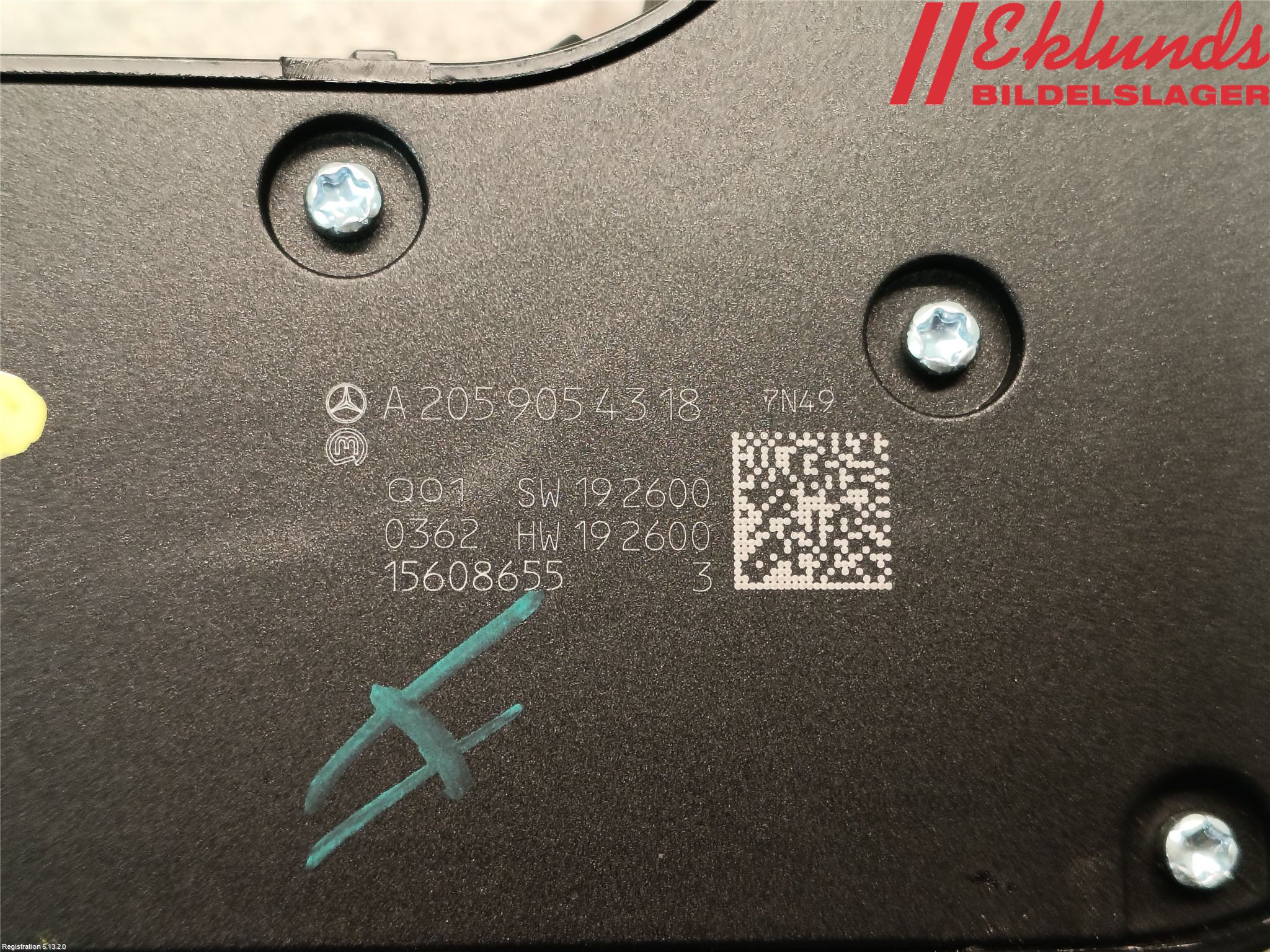 Mercedes-Benz MB EQC (N293) 20- Strömställare Stolregler