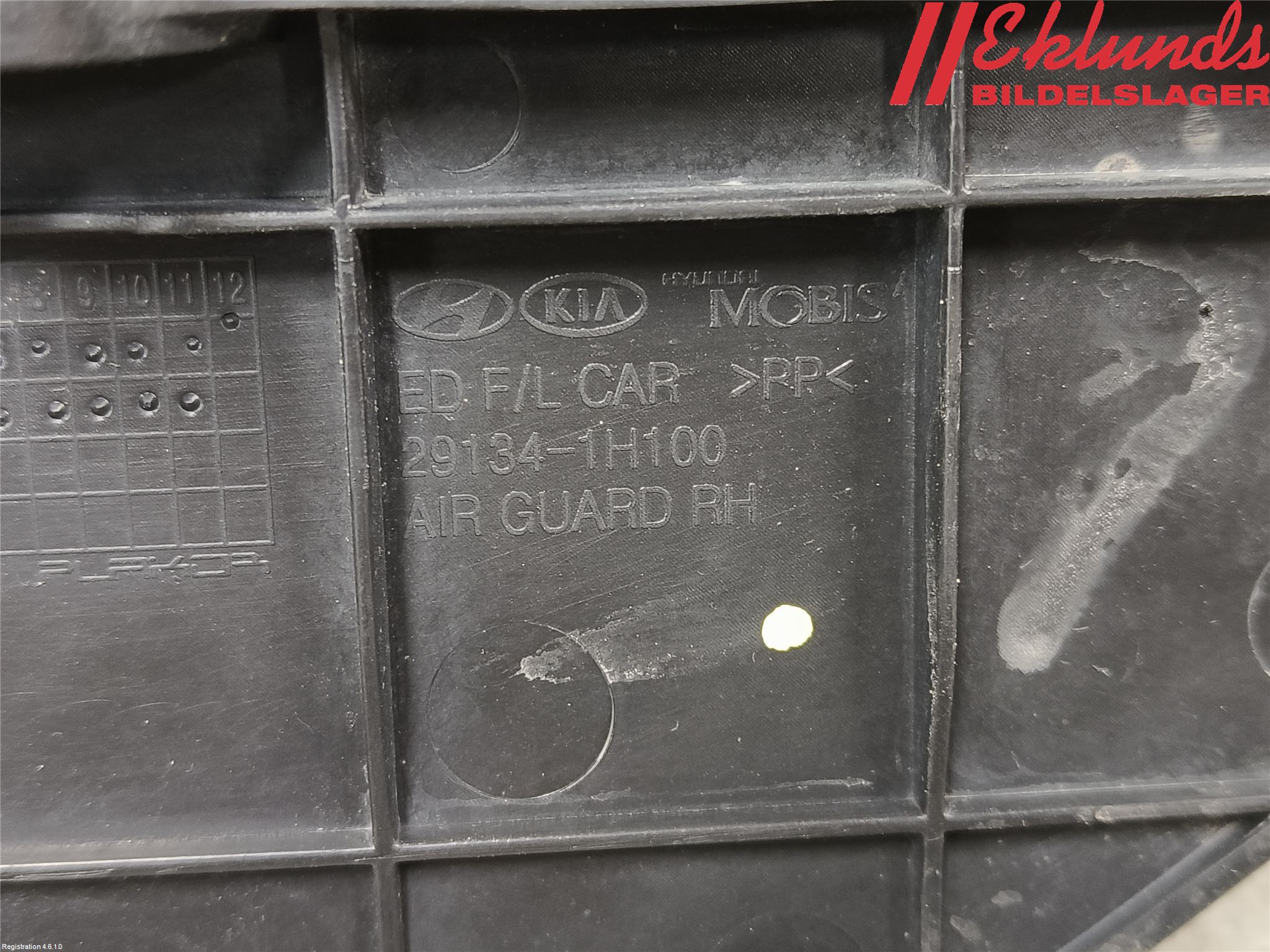 Kia CEED 06-12 Deflektor Plåt-Plast Kylning