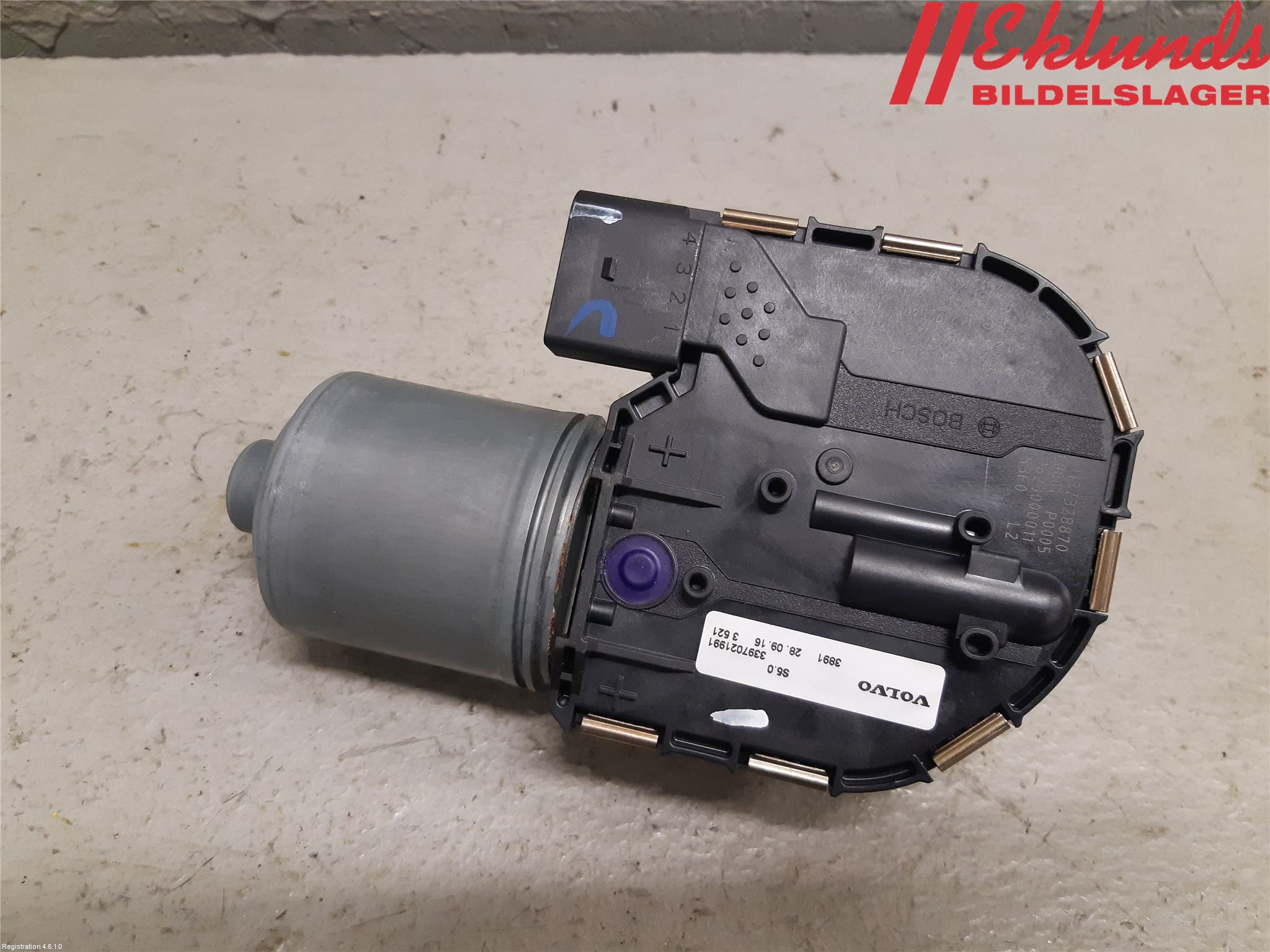 Volvo XC90/RECHARGE 16- Torkarmotor Vindruta