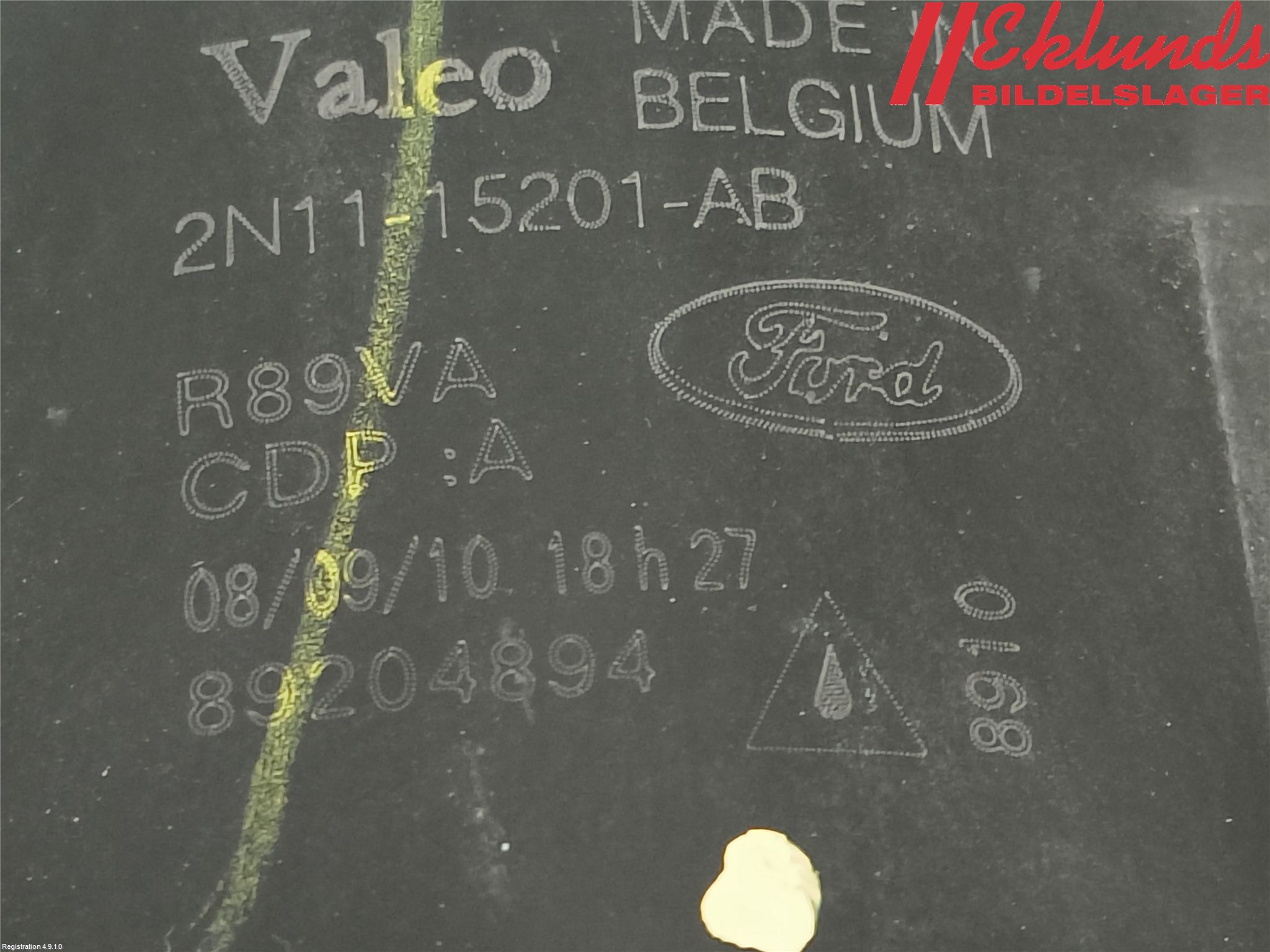 Ford C-MAX II  11-14 Dimljus-Varselljus Fram