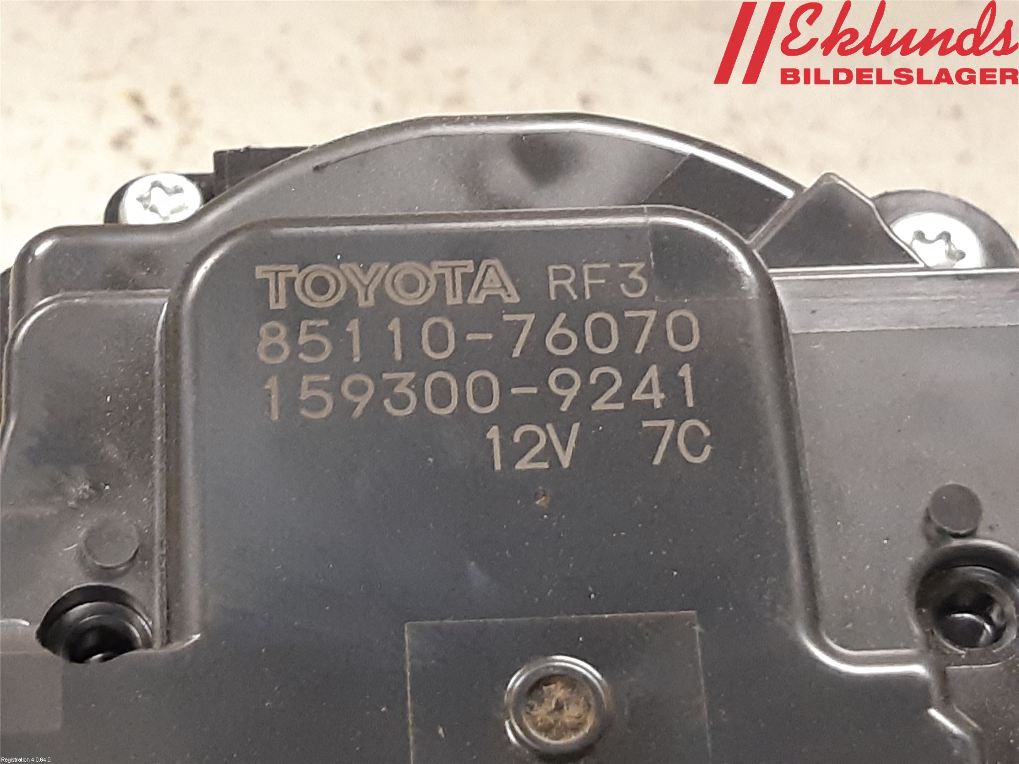 Lexus UX/300e 19- Torkarmotor Vindruta