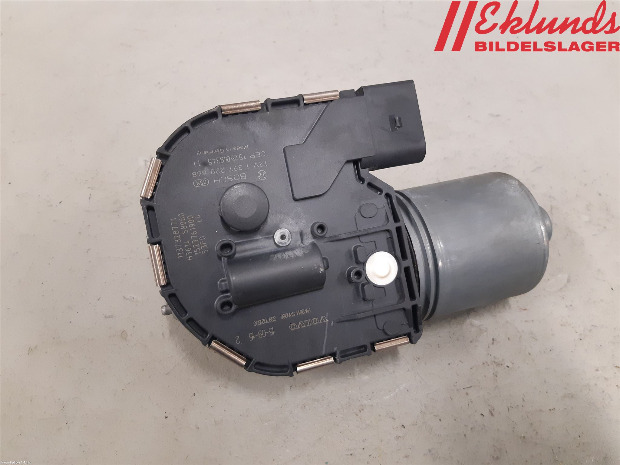 Volvo XC60 14-17 Torkarmotor Vindruta