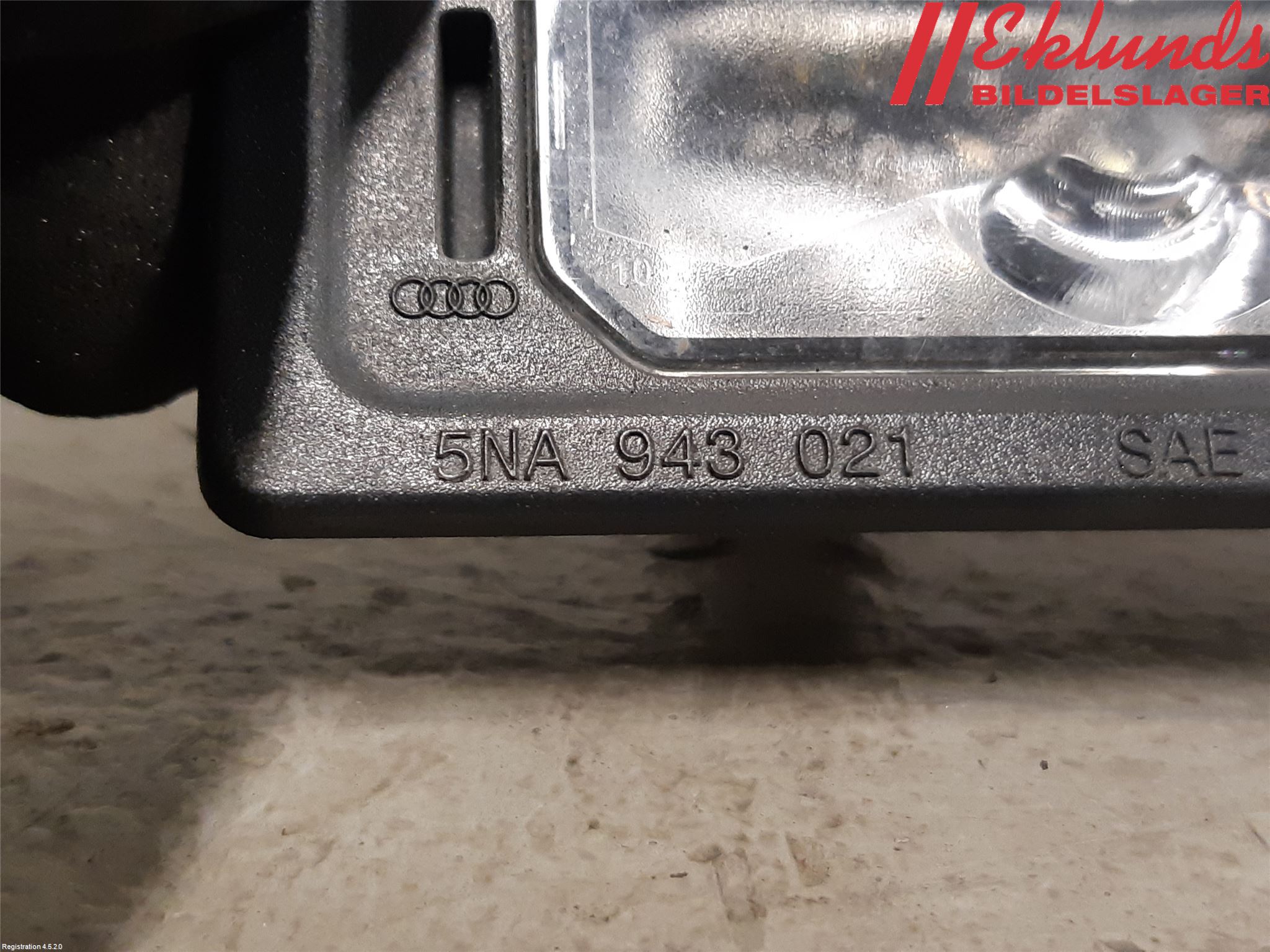 Audi A4/S4 B9 16-19 Skylt Belysning