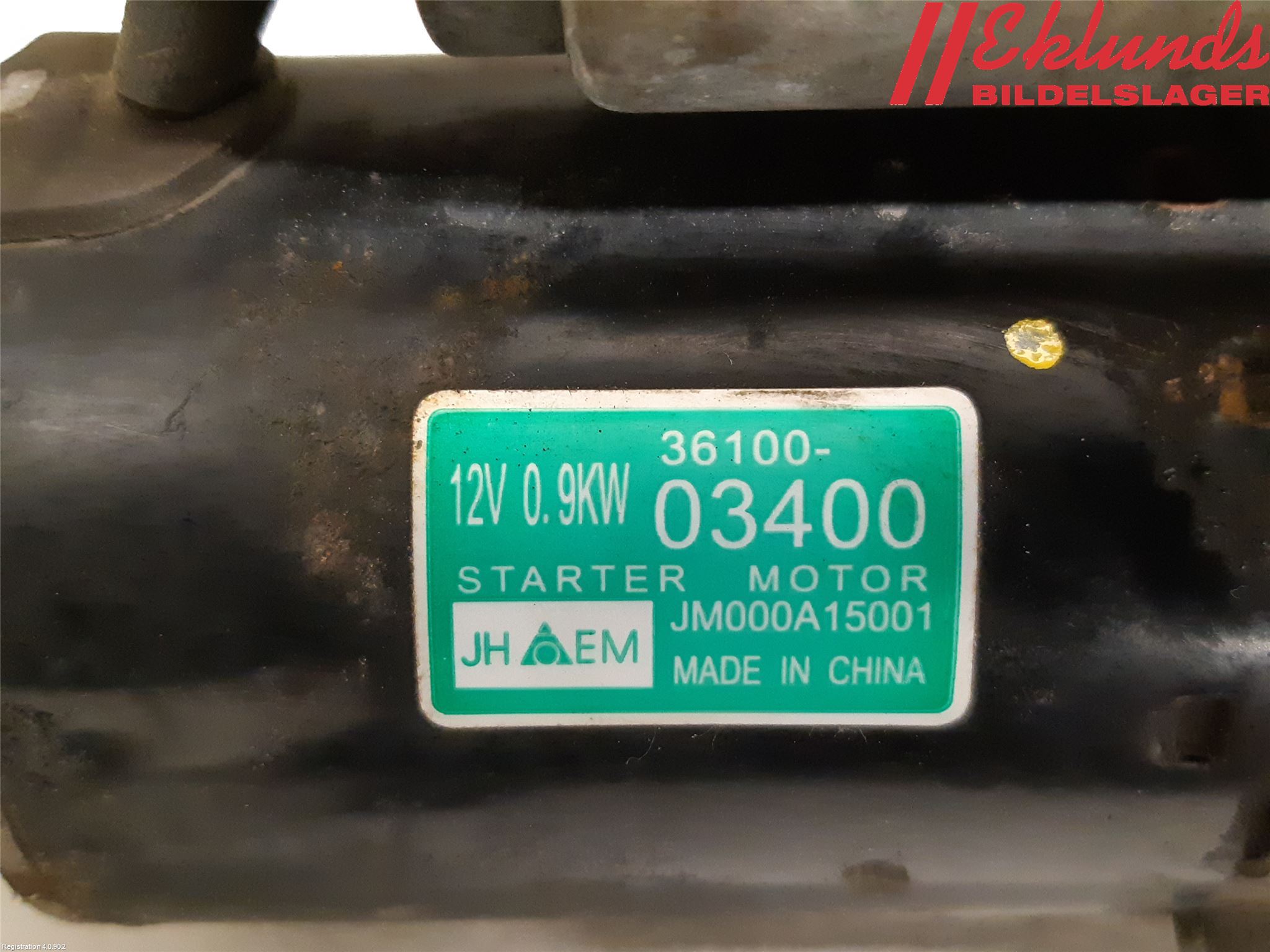 Kia PICANTO 12-17 Startmotor